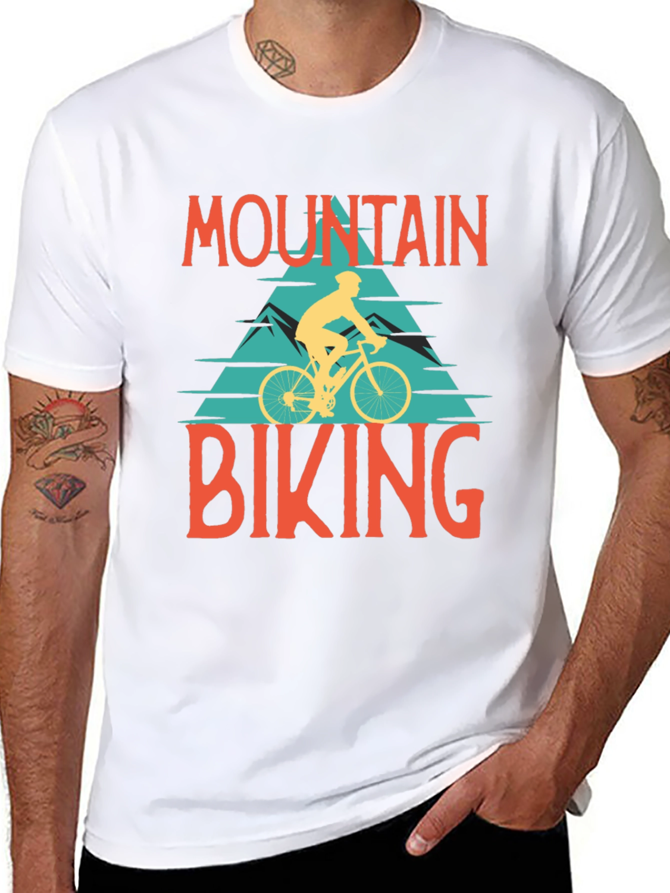 Mountain Biking Graphic Tee