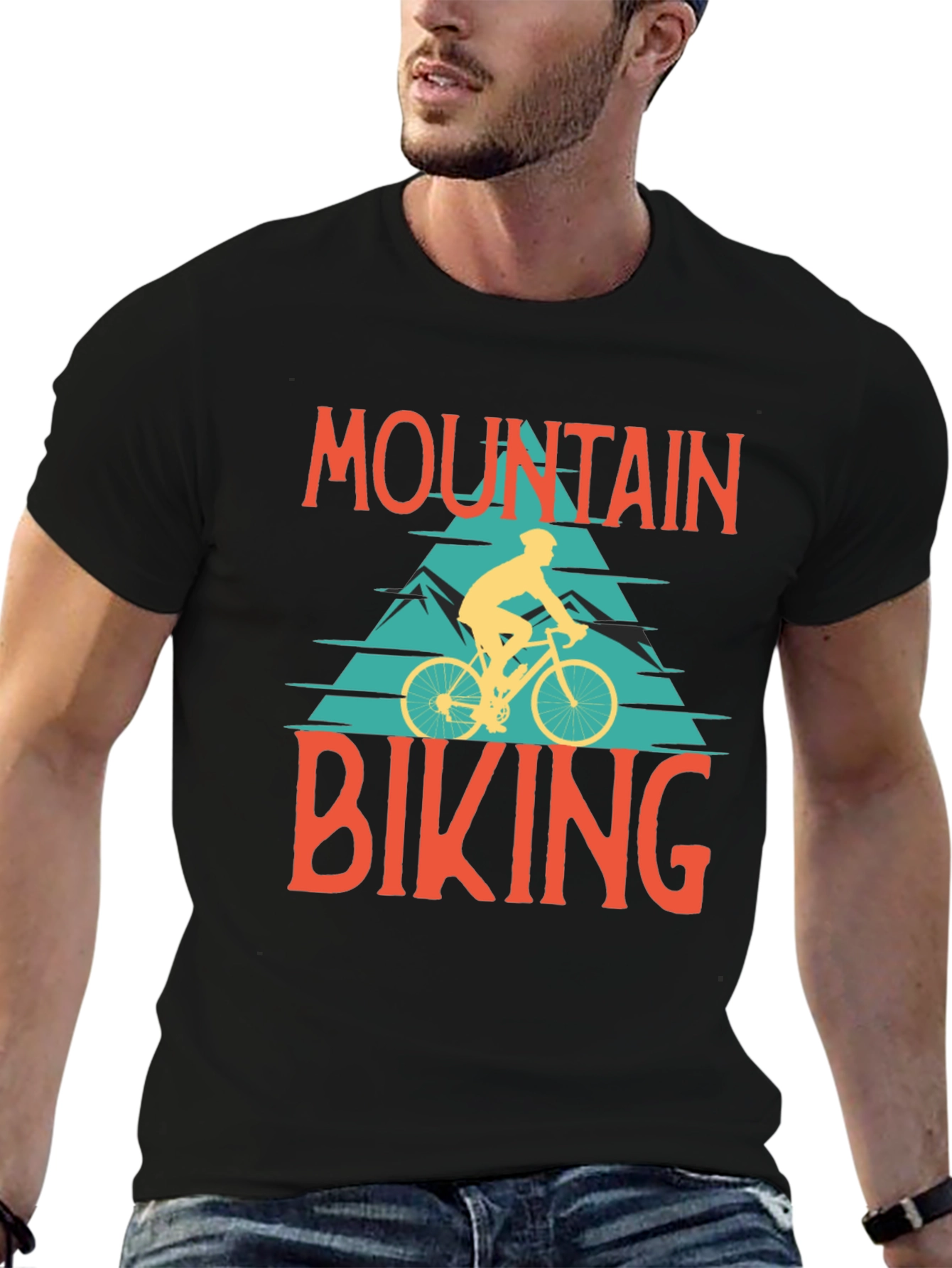 Mountain Biking Graphic Tee