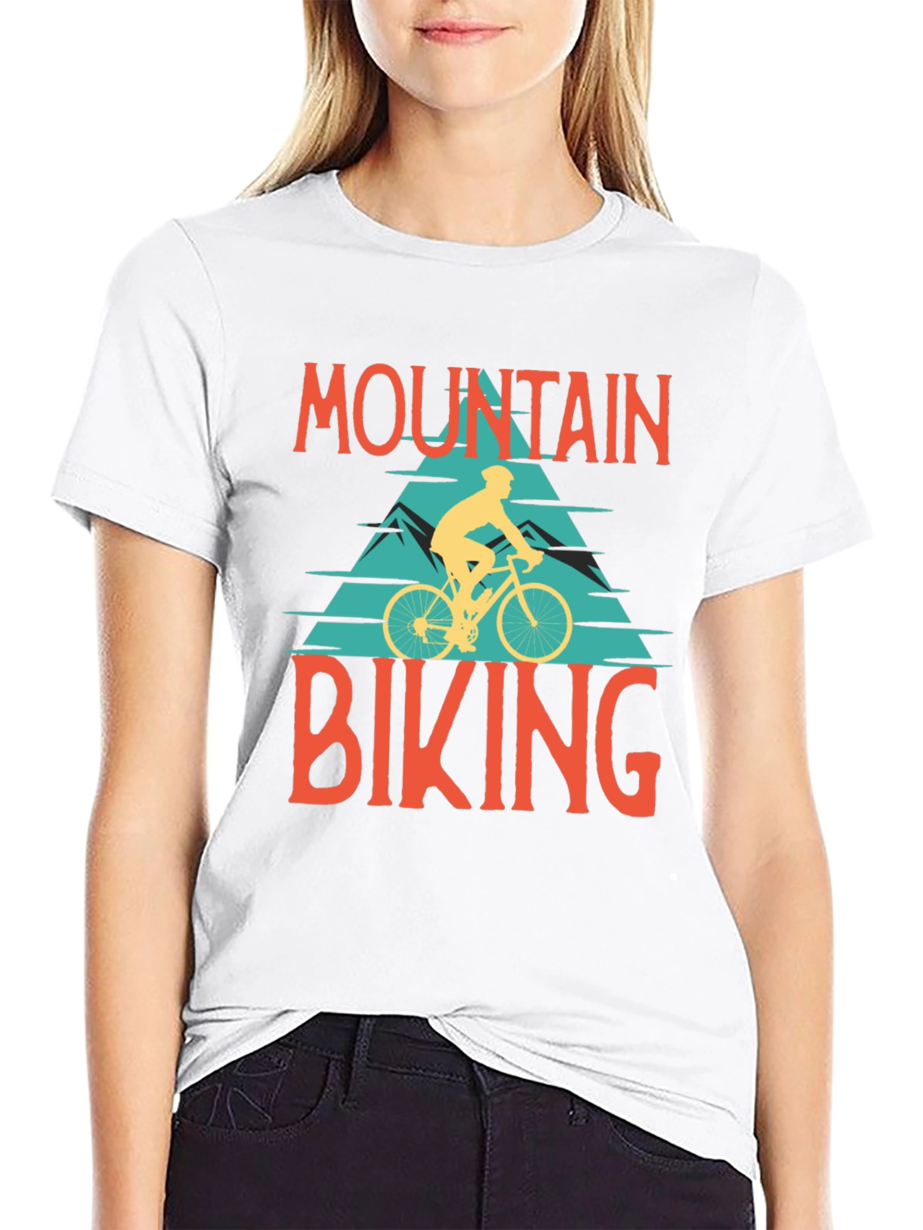 Mountain Biking Graphic Tee