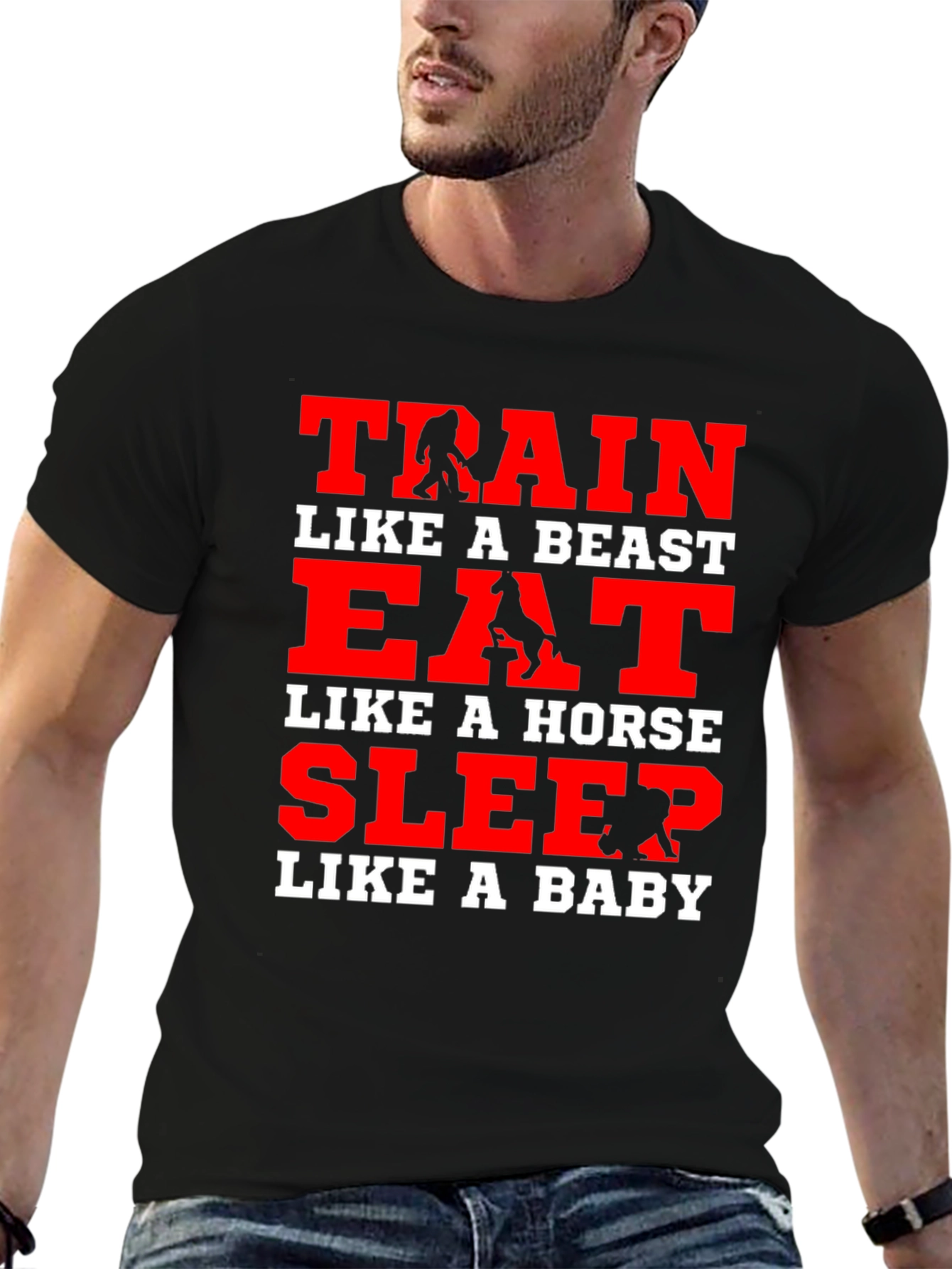 Train Like a Beast Graphic Tee