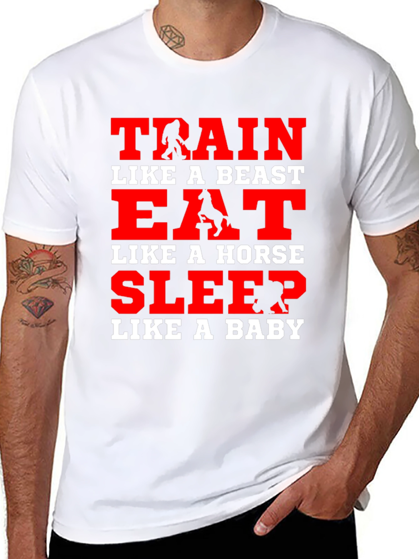 Train Like a Beast Graphic Tee