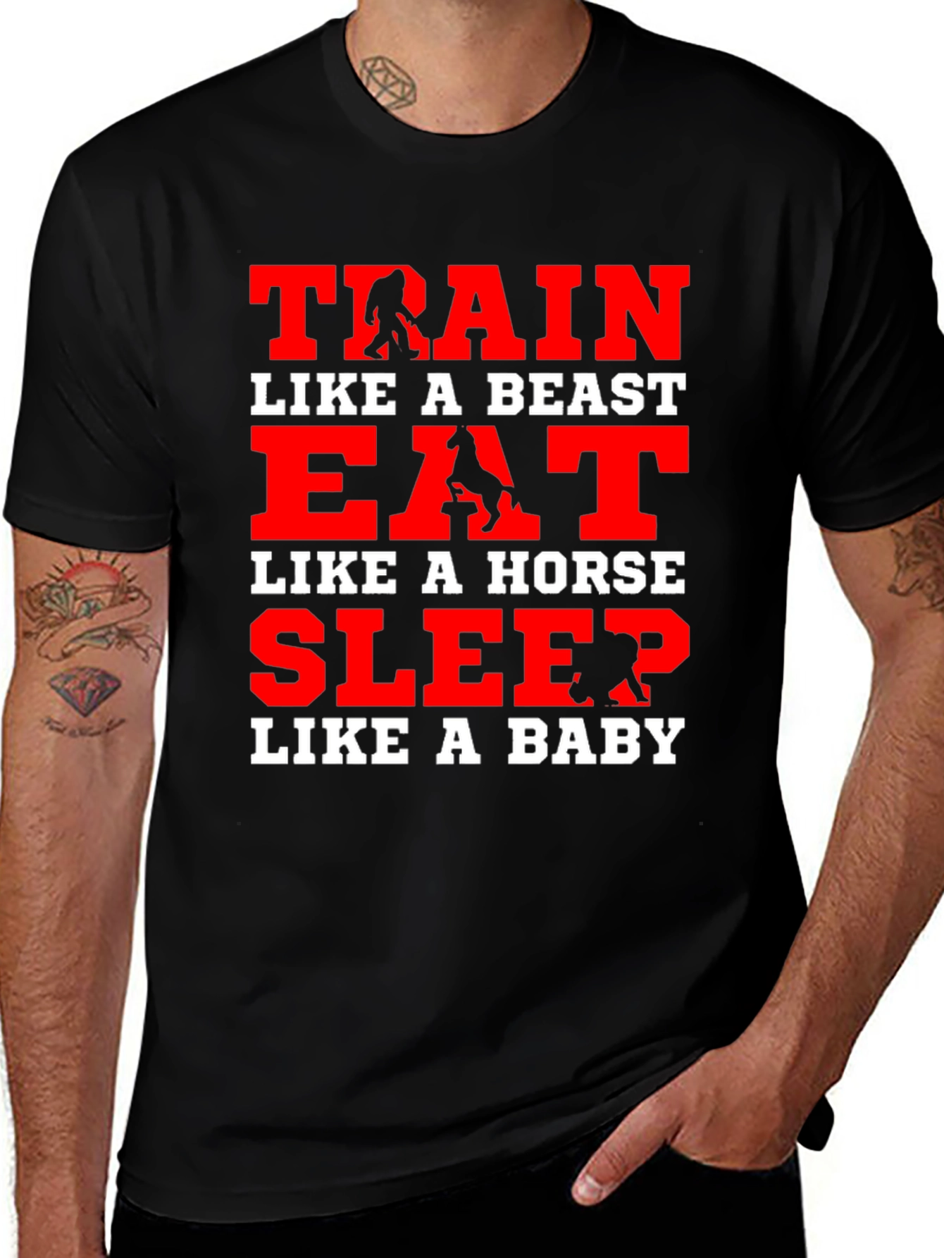 Train Like a Beast Graphic Tee
