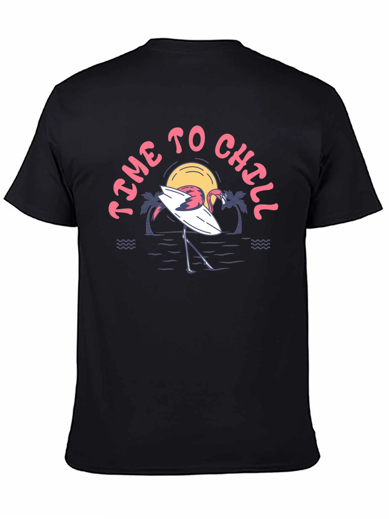 Time to Chill Flamingo Graphic Tee