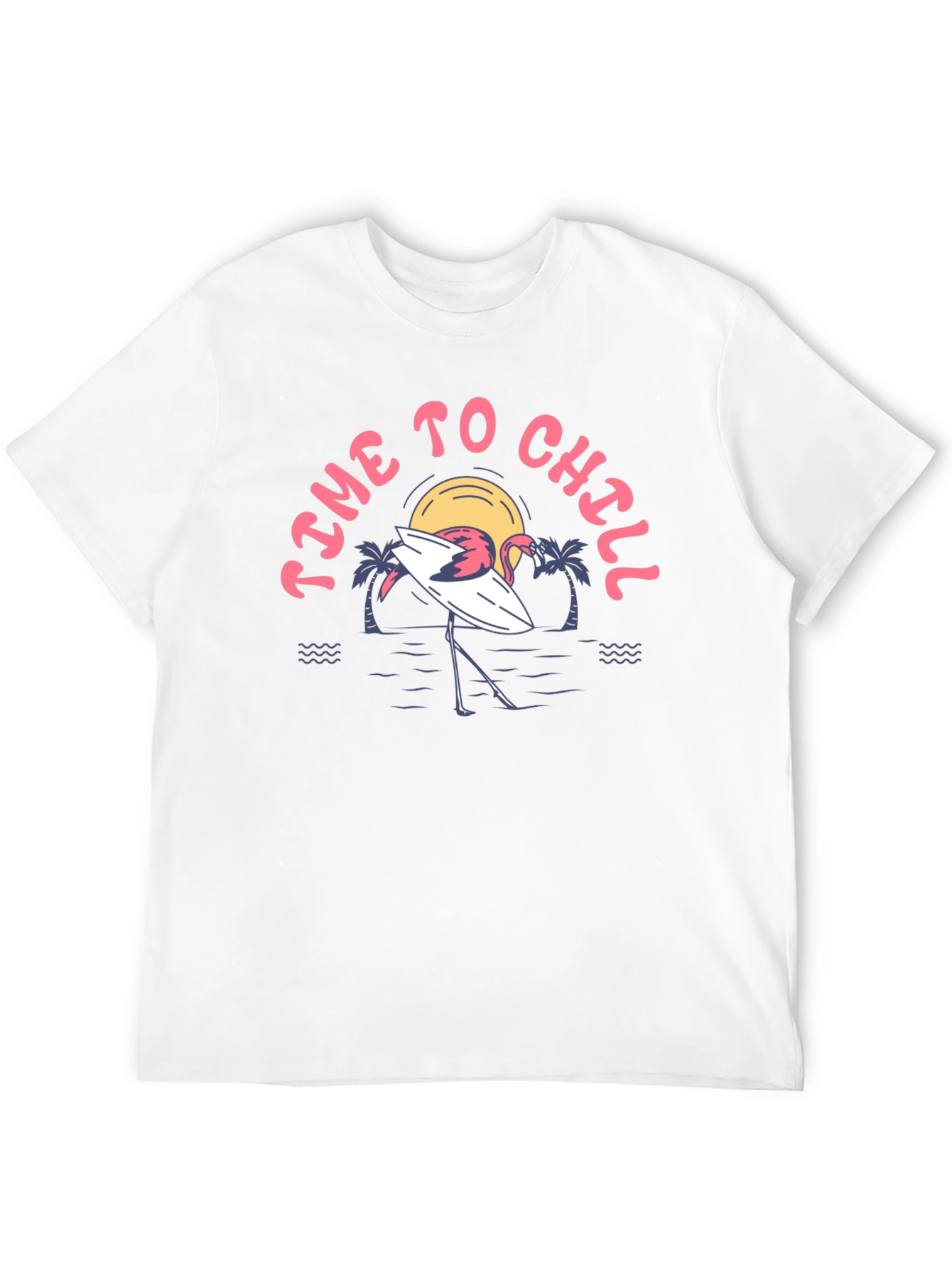 Time to Chill Flamingo Graphic Tee