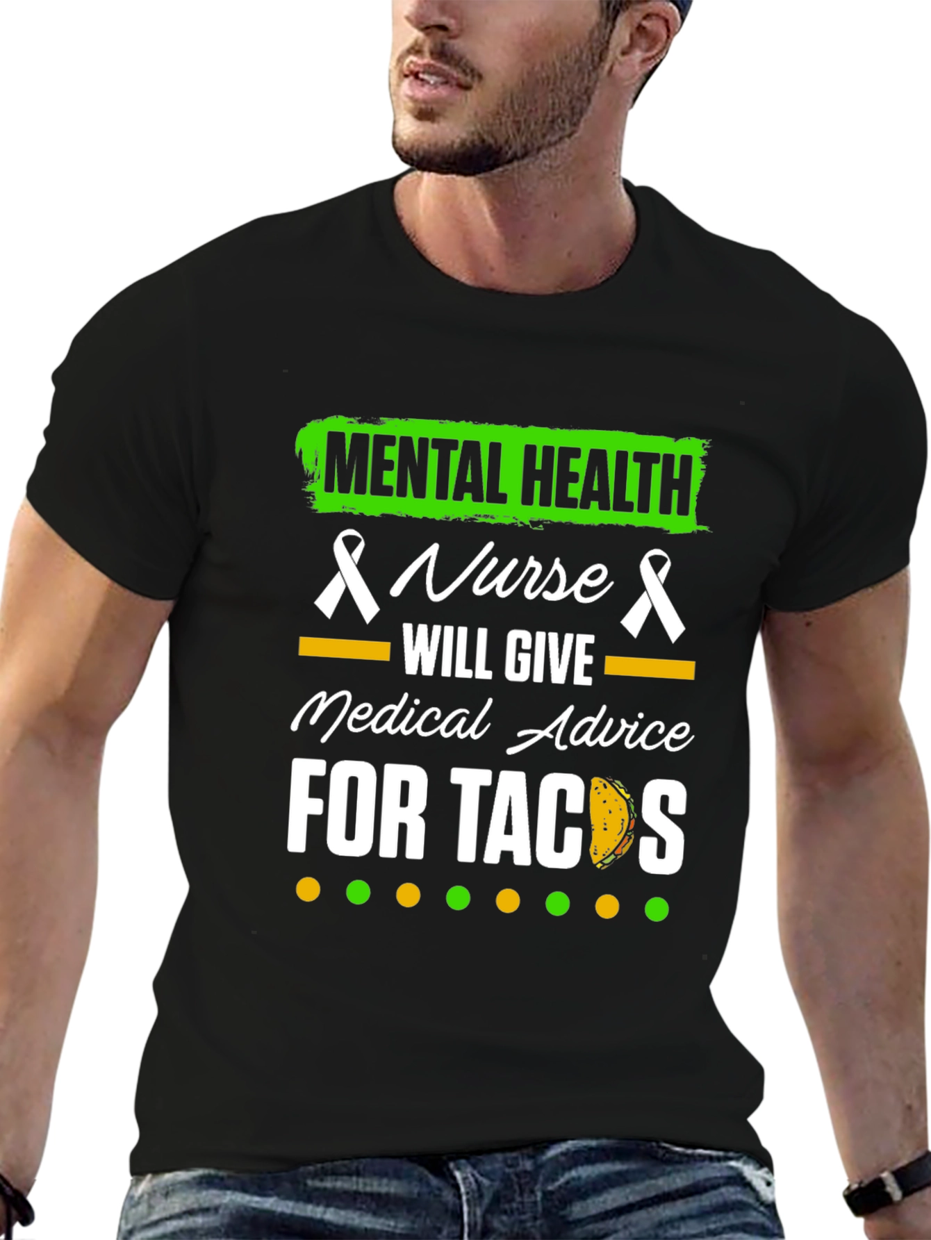 Mental Health Nurse Tacos Graphic Tee