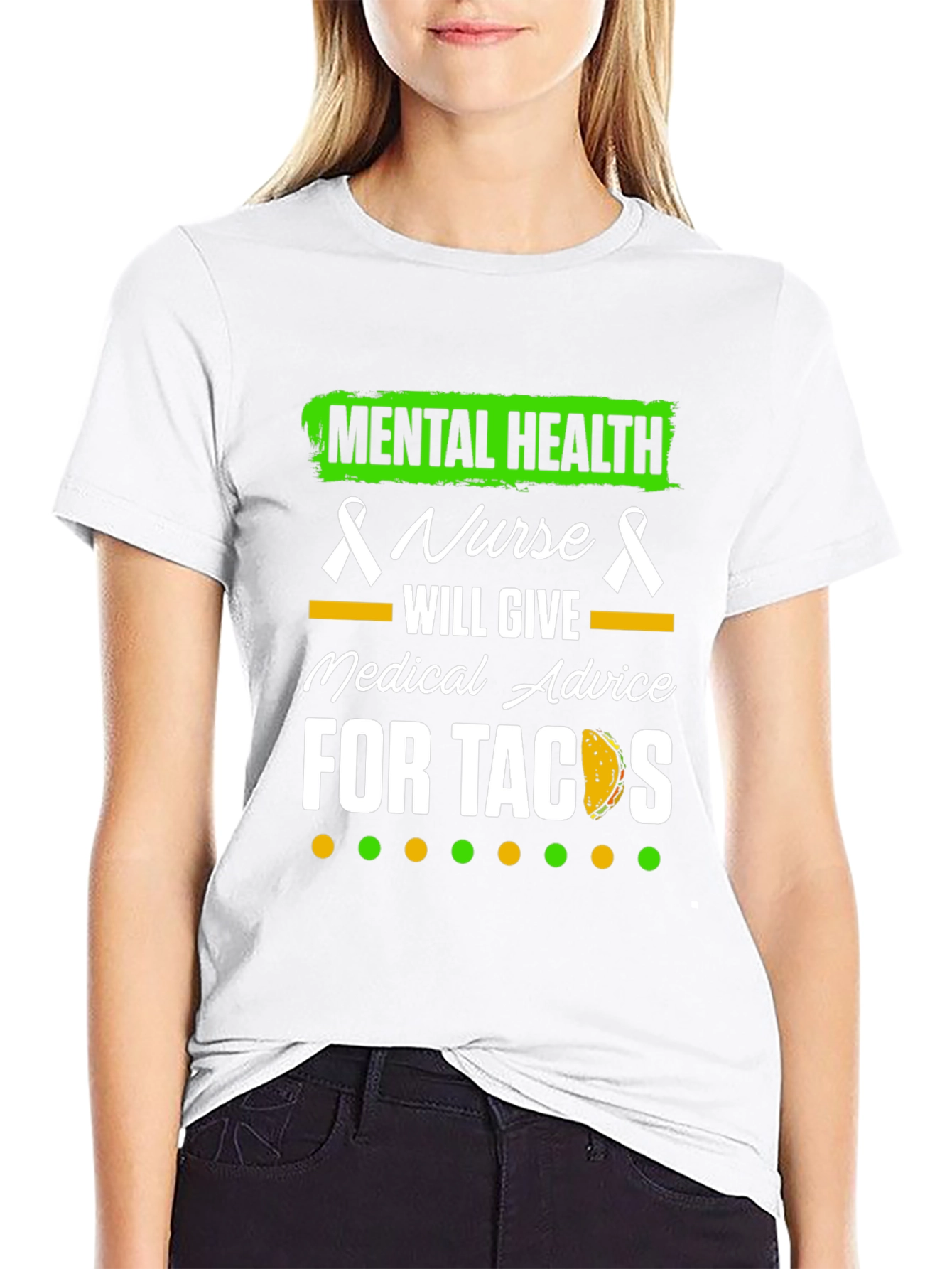 Mental Health Nurse Tacos Graphic Tee