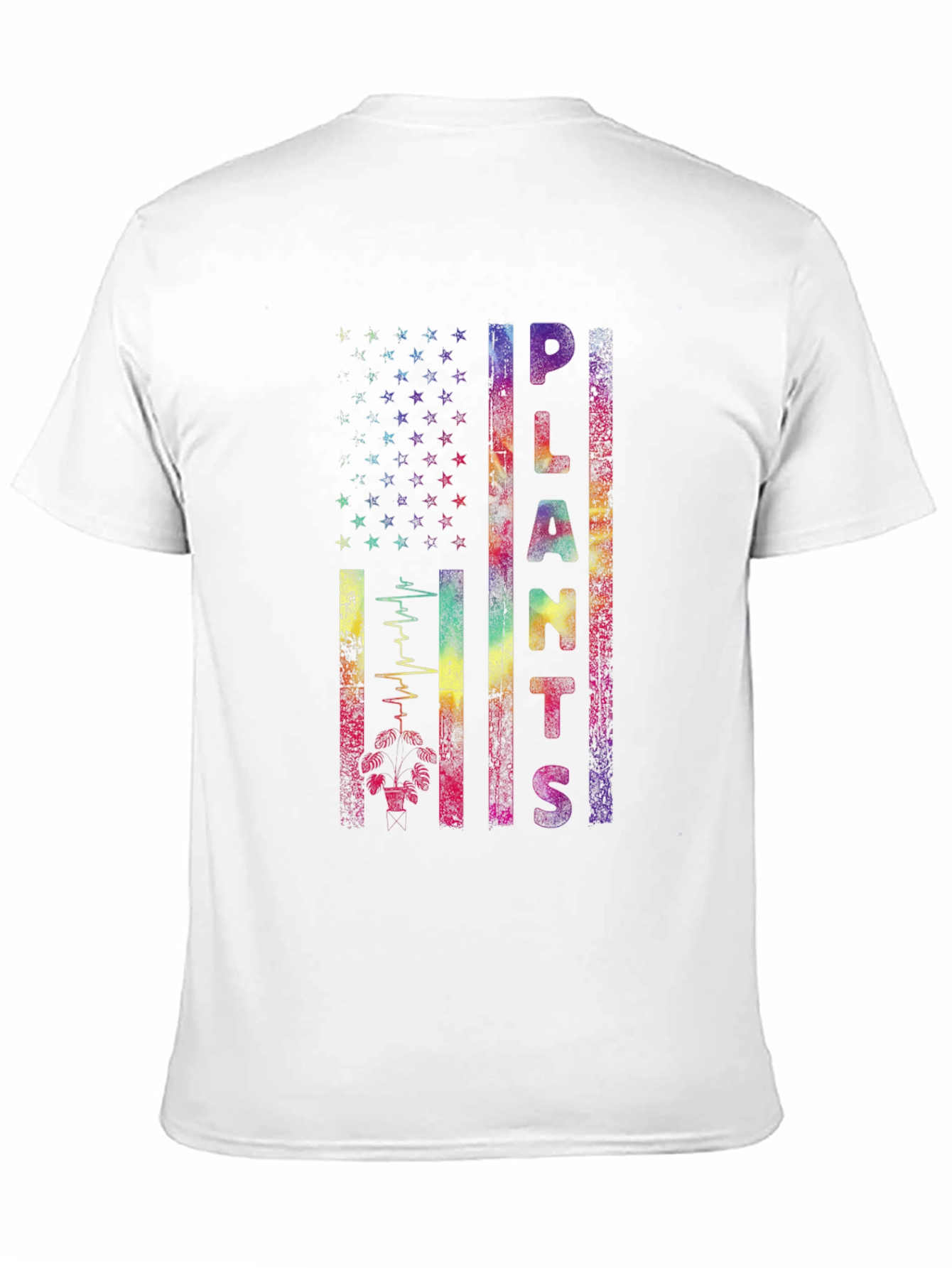 Plants Lover Flag Graphic T-Shirt