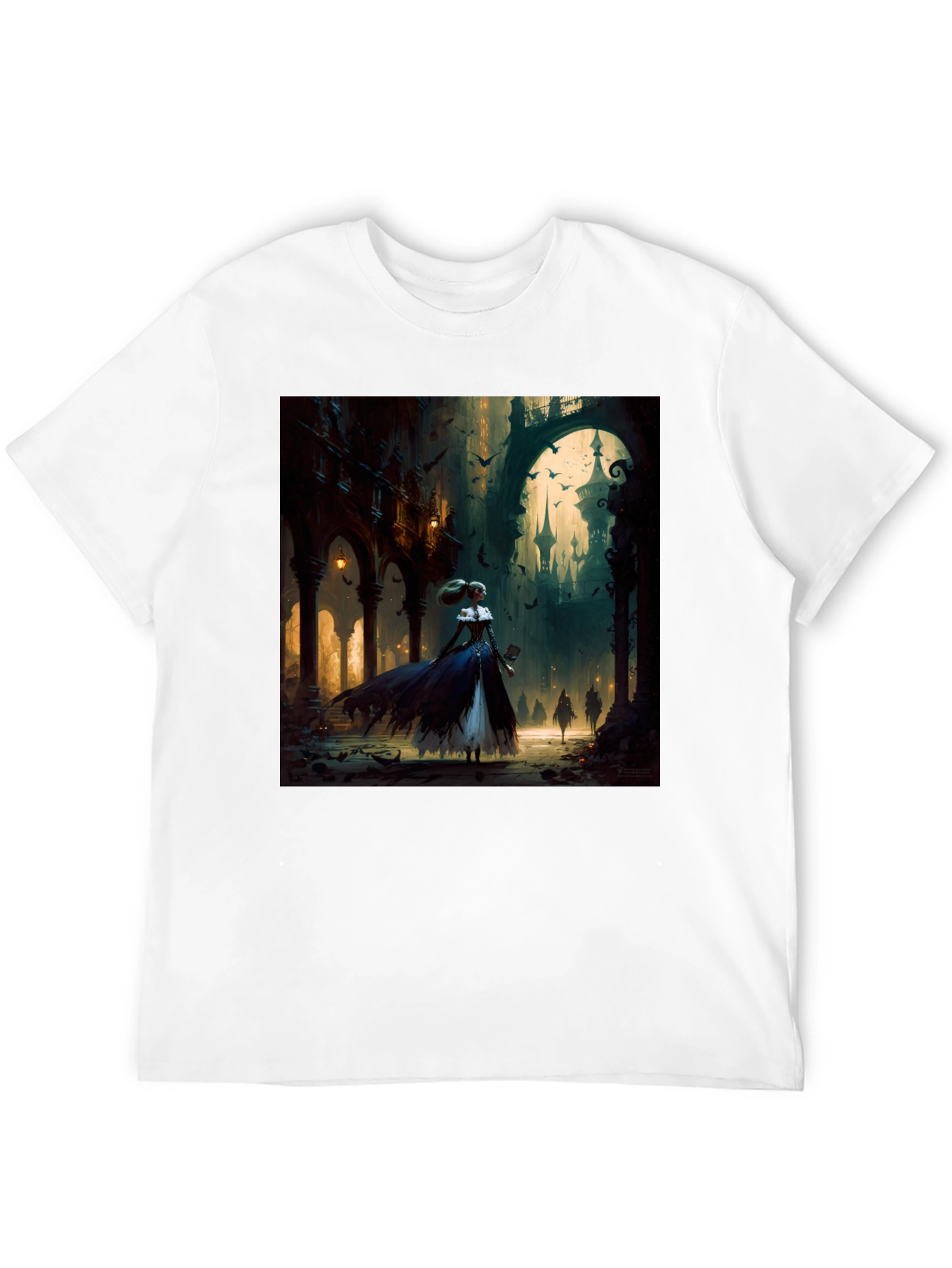Gothic Fantasy T-Shirt - Dark Castle Design