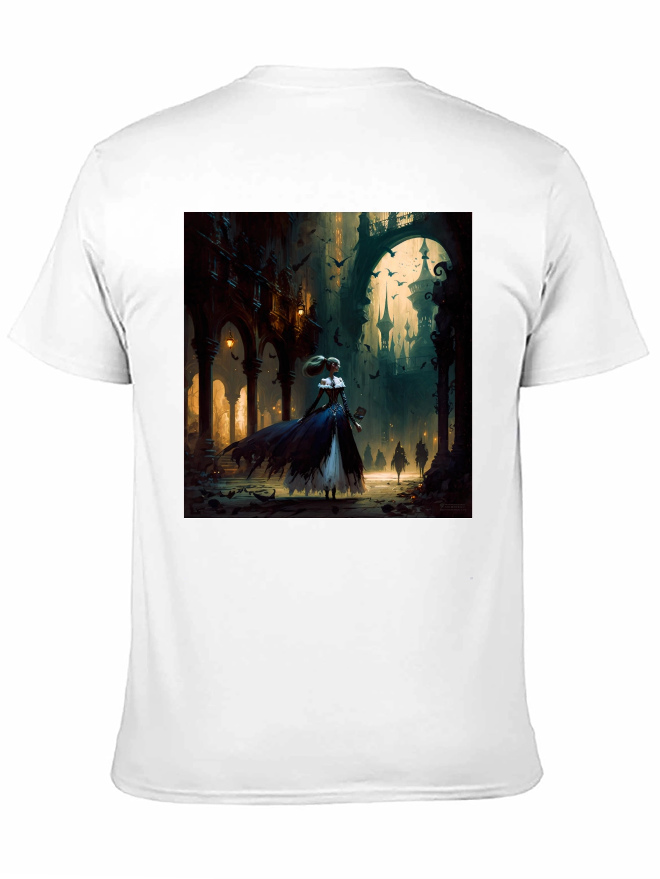 Gothic Fantasy T-Shirt - Dark Castle Design