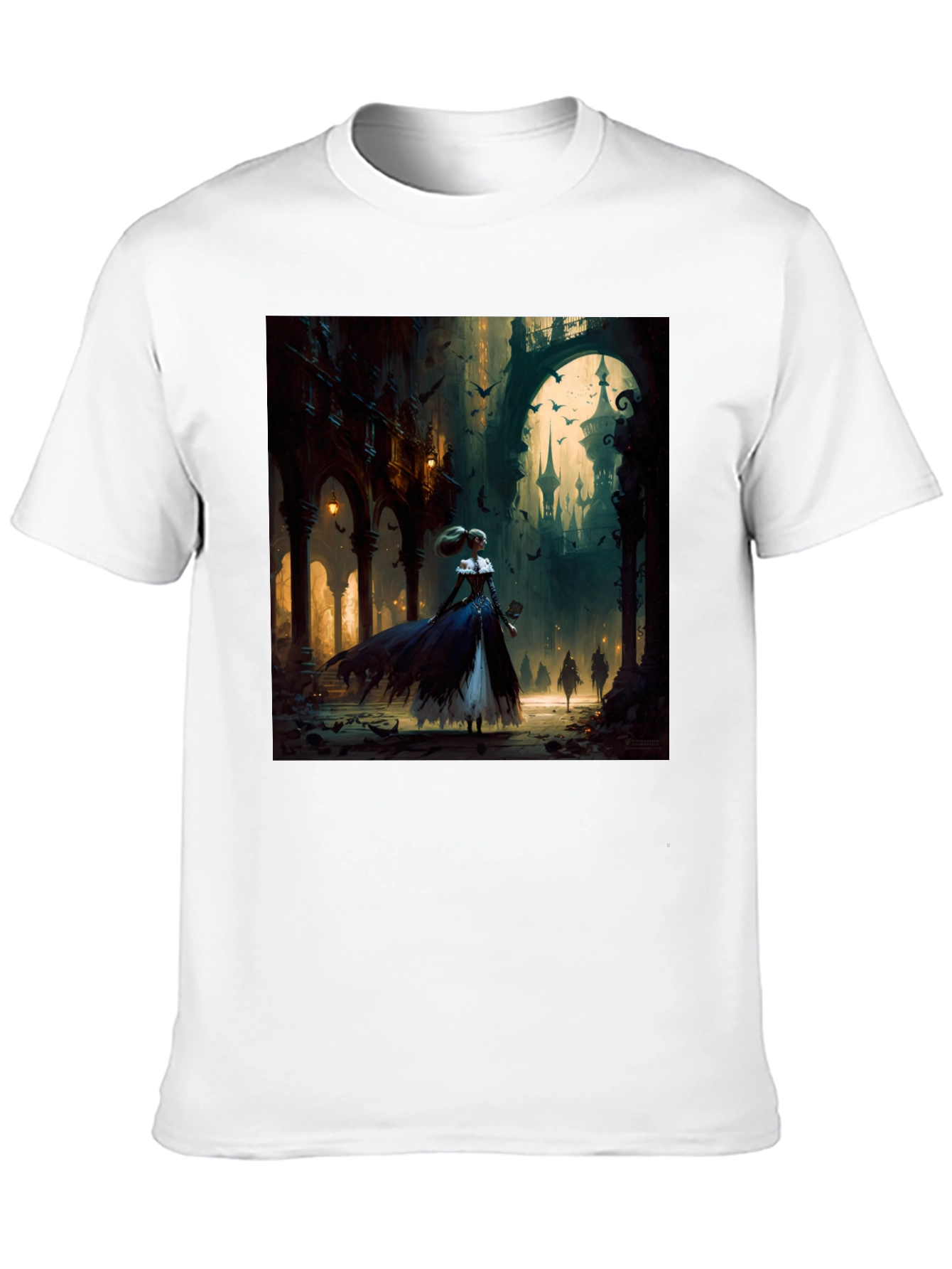 Gothic Fantasy T-Shirt - Dark Castle Design