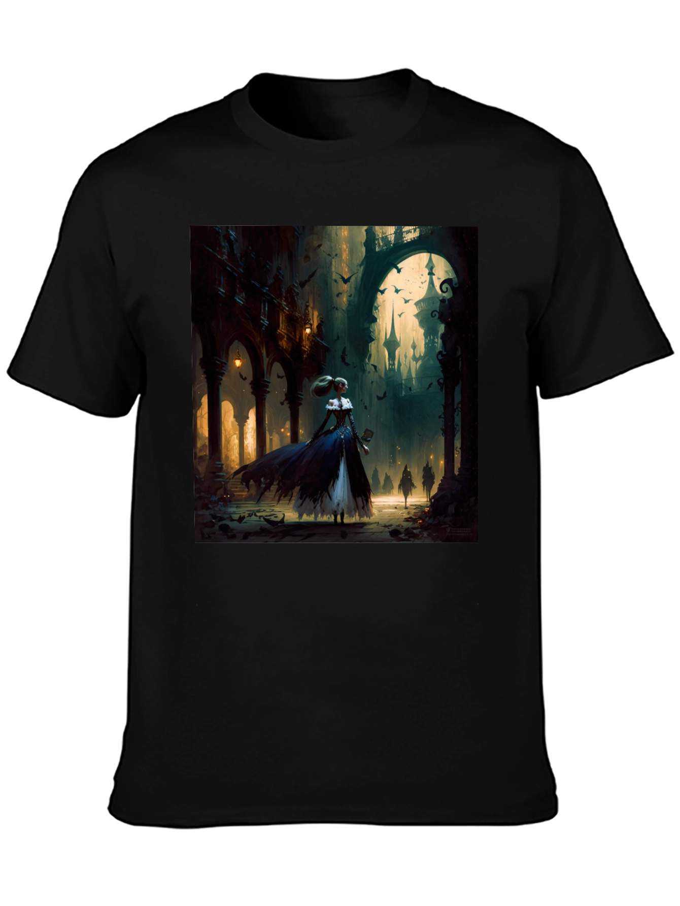 Gothic Fantasy T-Shirt - Dark Castle Design
