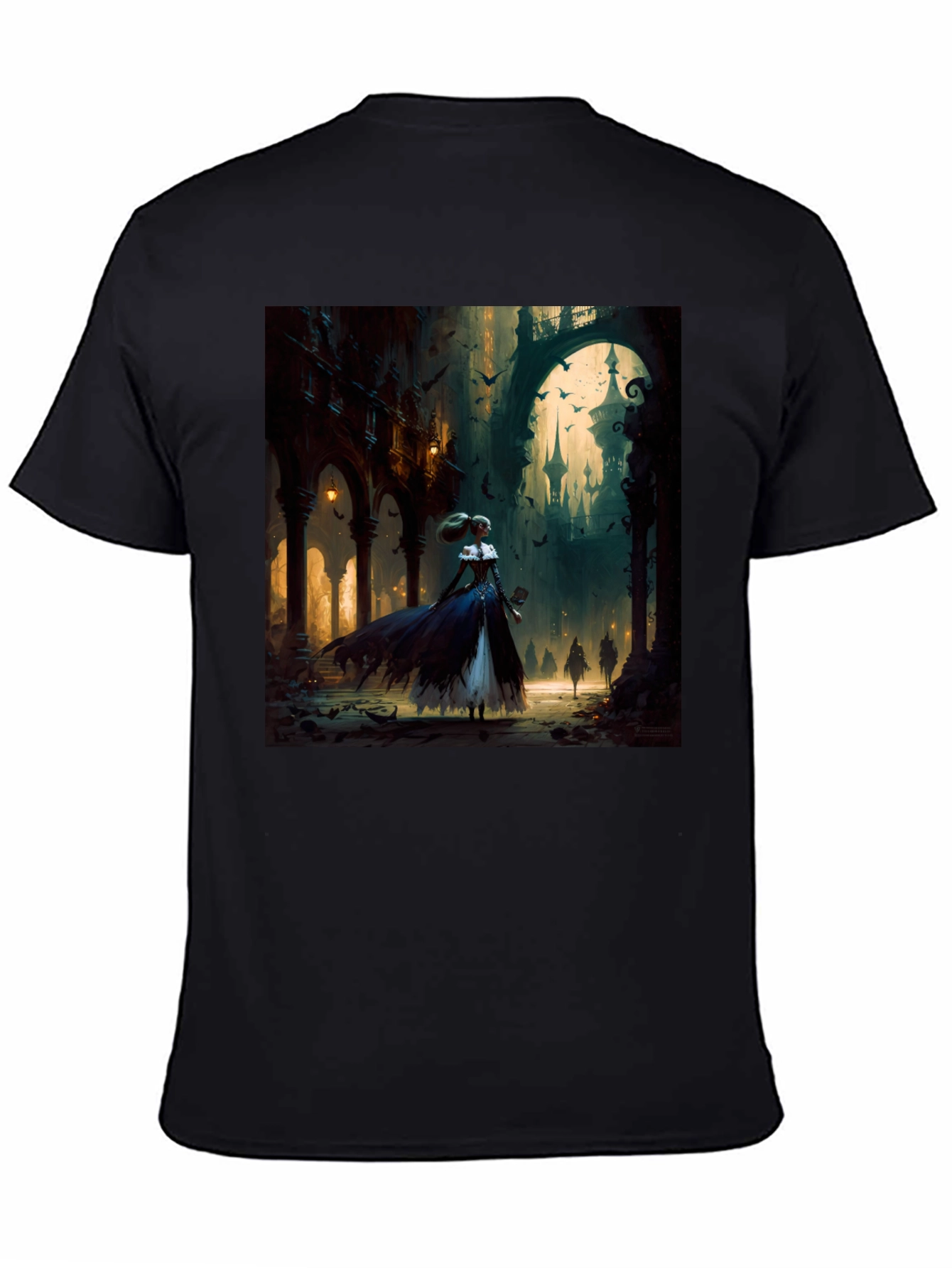 Gothic Fantasy T-Shirt - Dark Castle Design