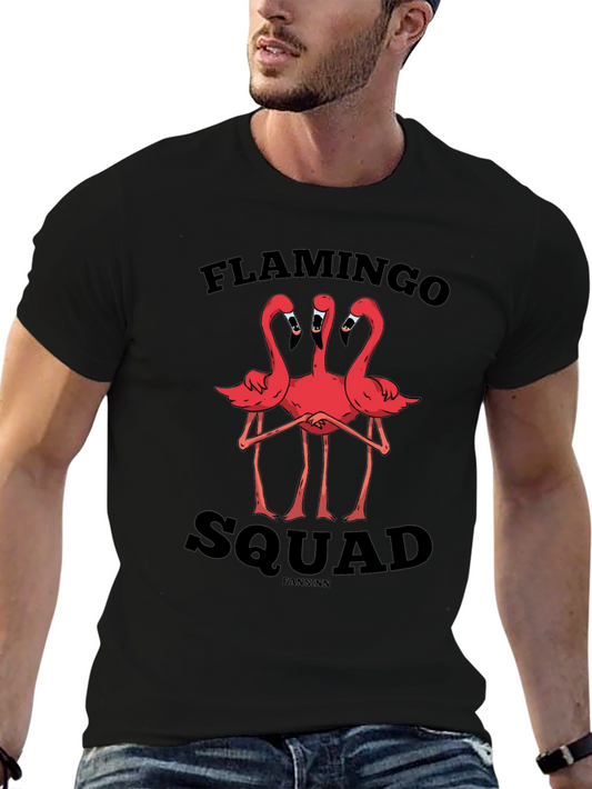 Flamingo Squad Graphic Tee - Unique Design