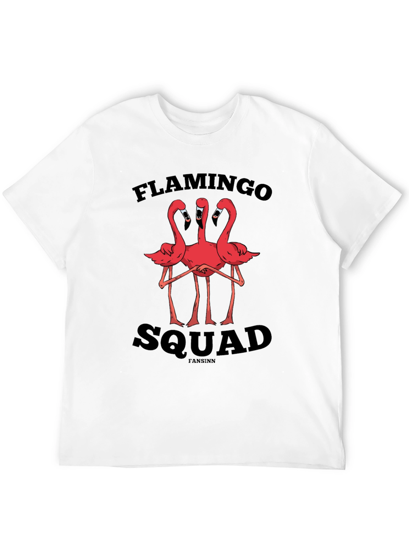Flamingo Squad Graphic Tee - Unique Design
