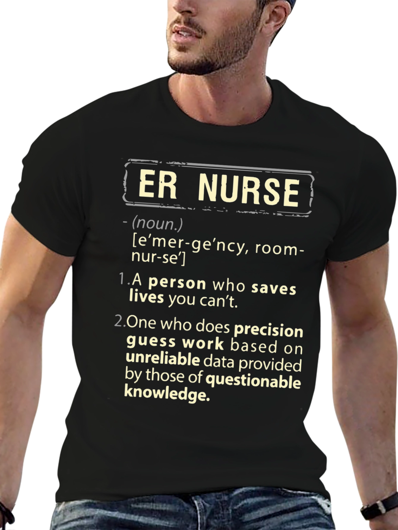 ER Nurse Definition T-Shirt - Emergency Room Apparel