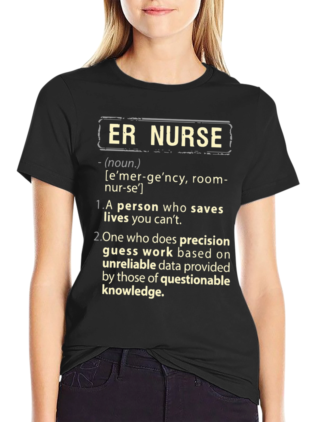 ER Nurse Definition T-Shirt - Emergency Room Apparel