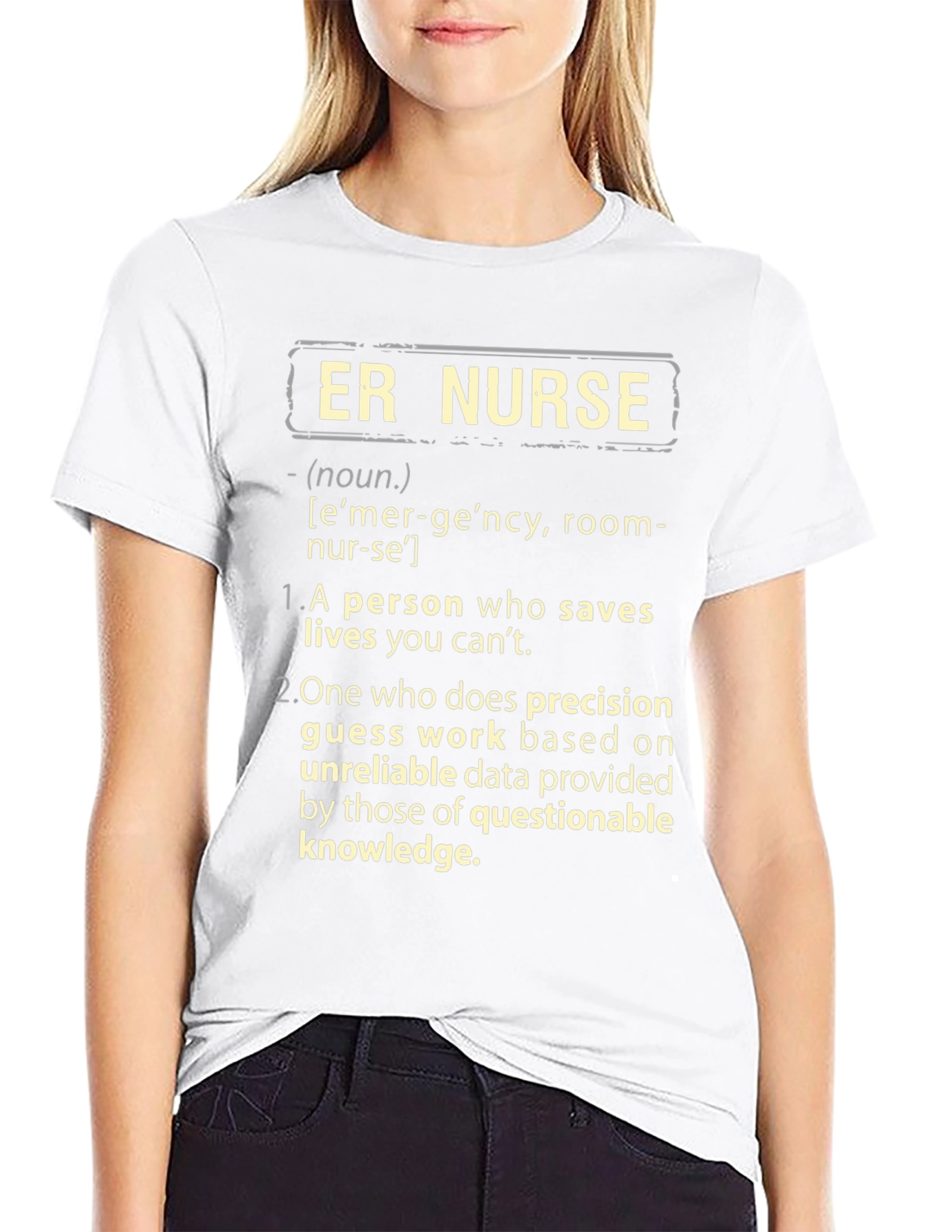 ER Nurse Definition T-Shirt - Emergency Room Apparel