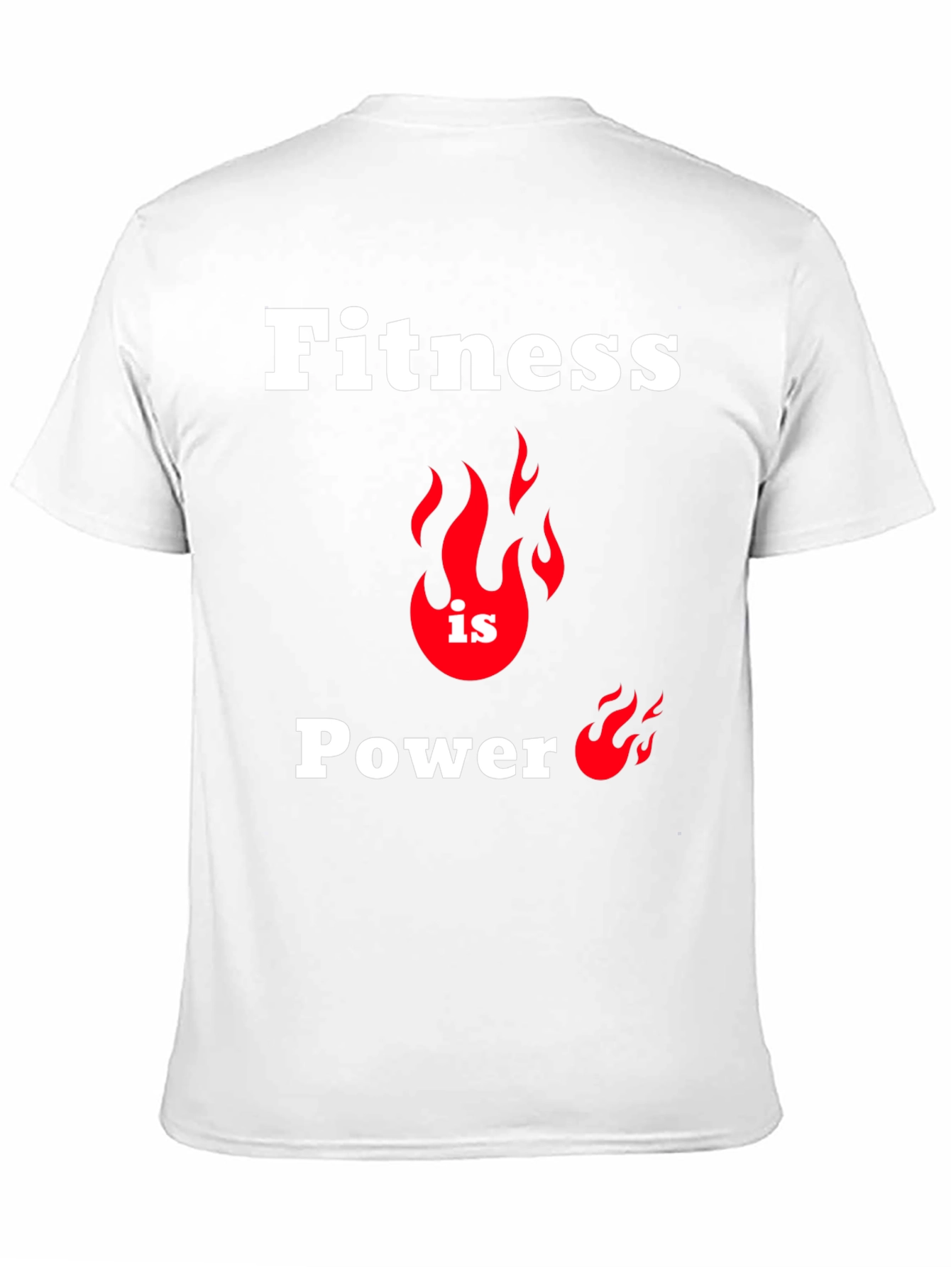 Fitness Is Power T-Shirt Gym Workout Tee