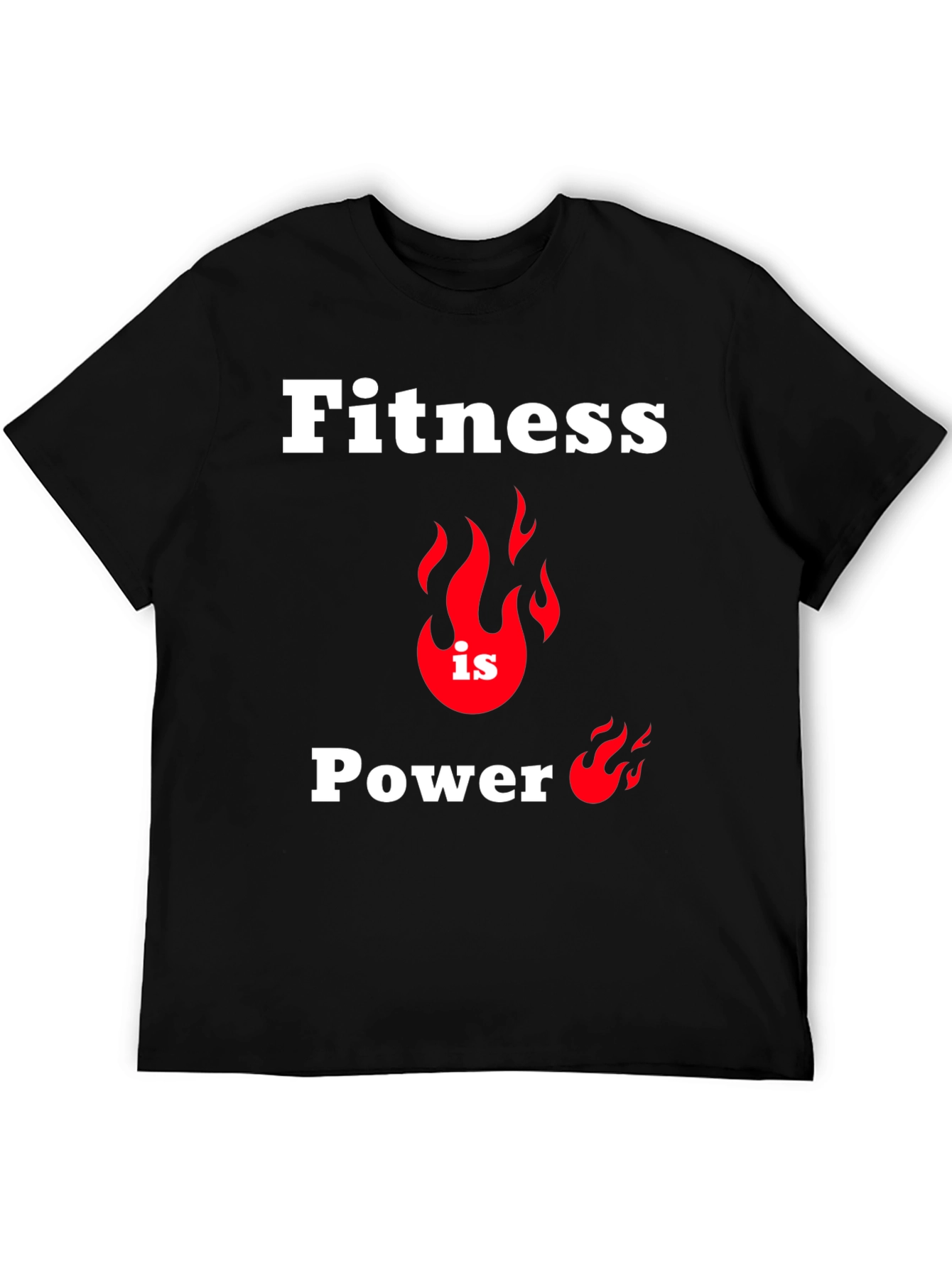 Fitness Is Power T-Shirt Gym Workout Tee