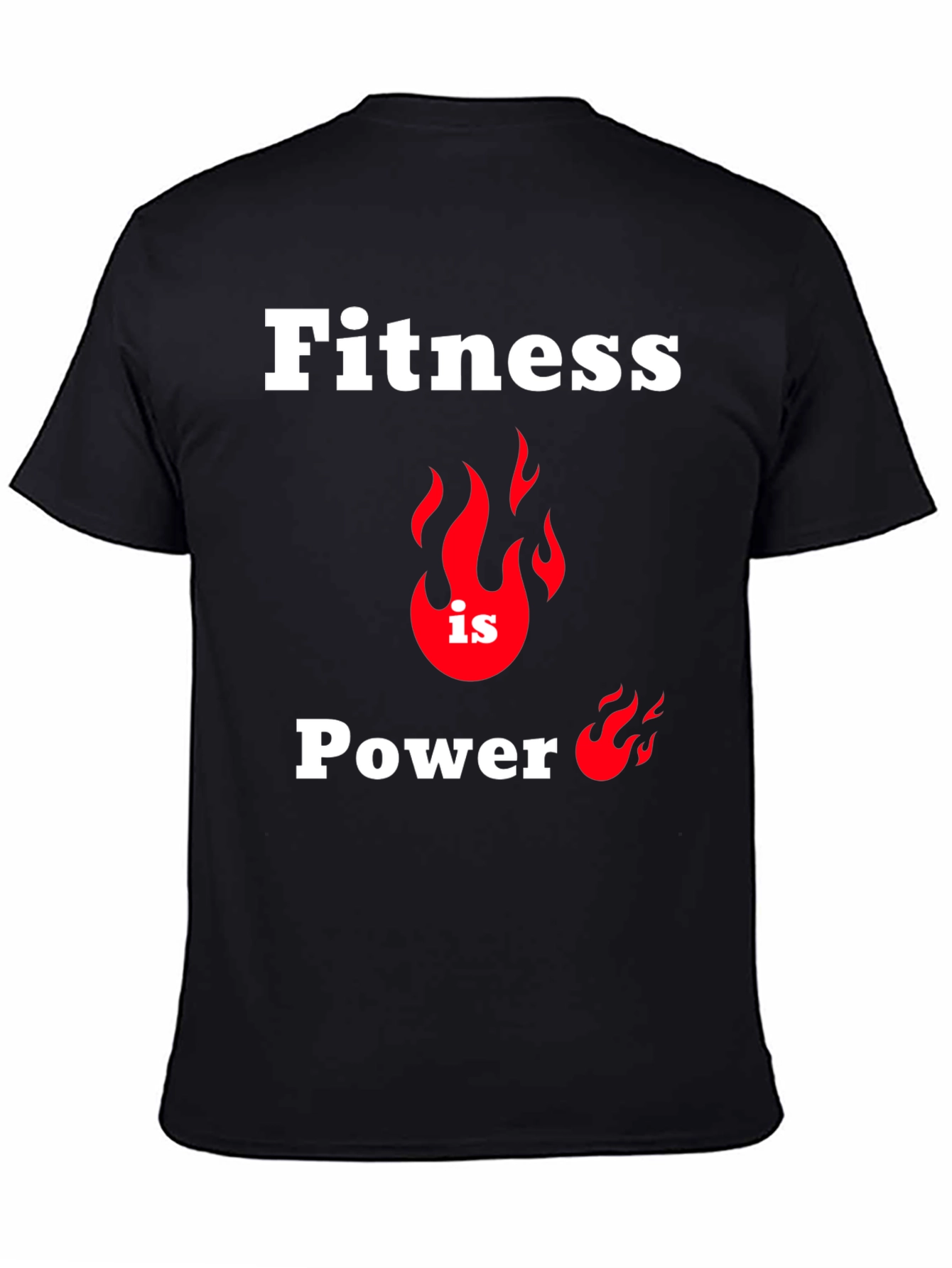 Fitness Is Power T-Shirt Gym Workout Tee