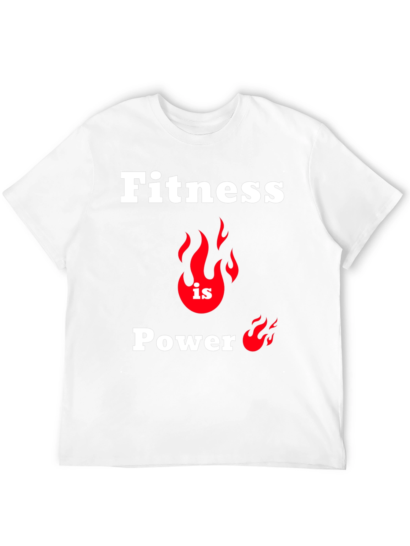 Fitness Is Power T-Shirt Gym Workout Tee