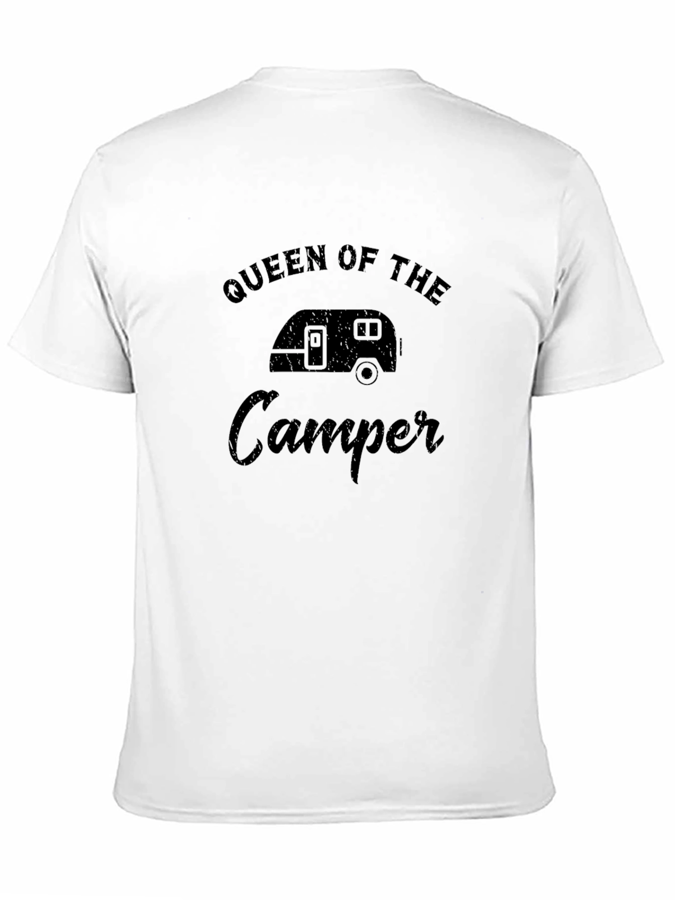 Queen of the Camper Graphic Tee - Black