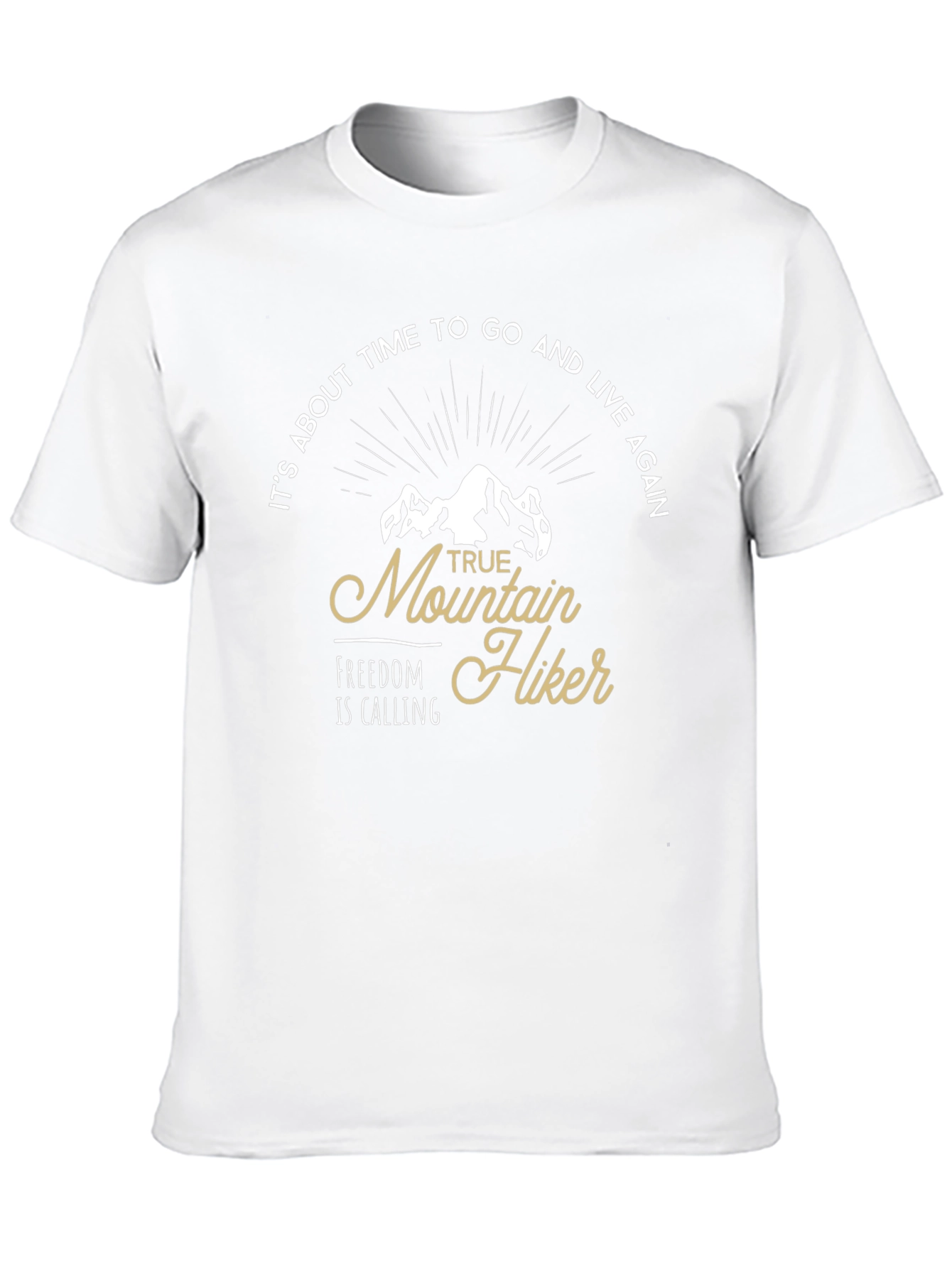 Mountain Hiker Black T-Shirt - Adventure Ready