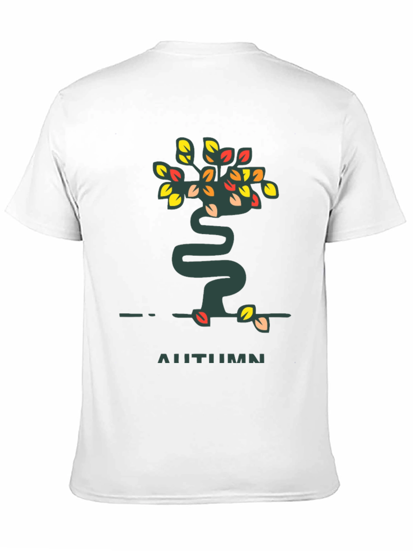 Autumn Tree Graphic Tee - Stylish Fall Fashion T-Shirt