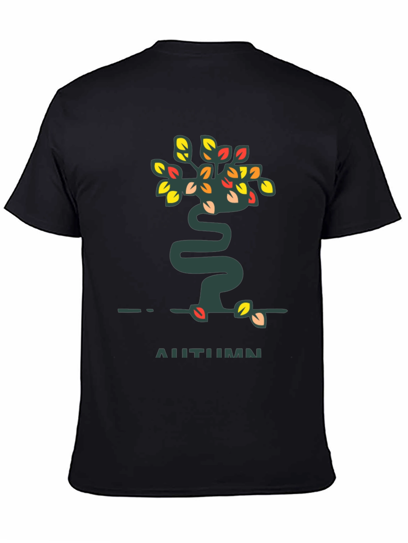 Autumn Tree Graphic Tee - Stylish Fall Fashion T-Shirt