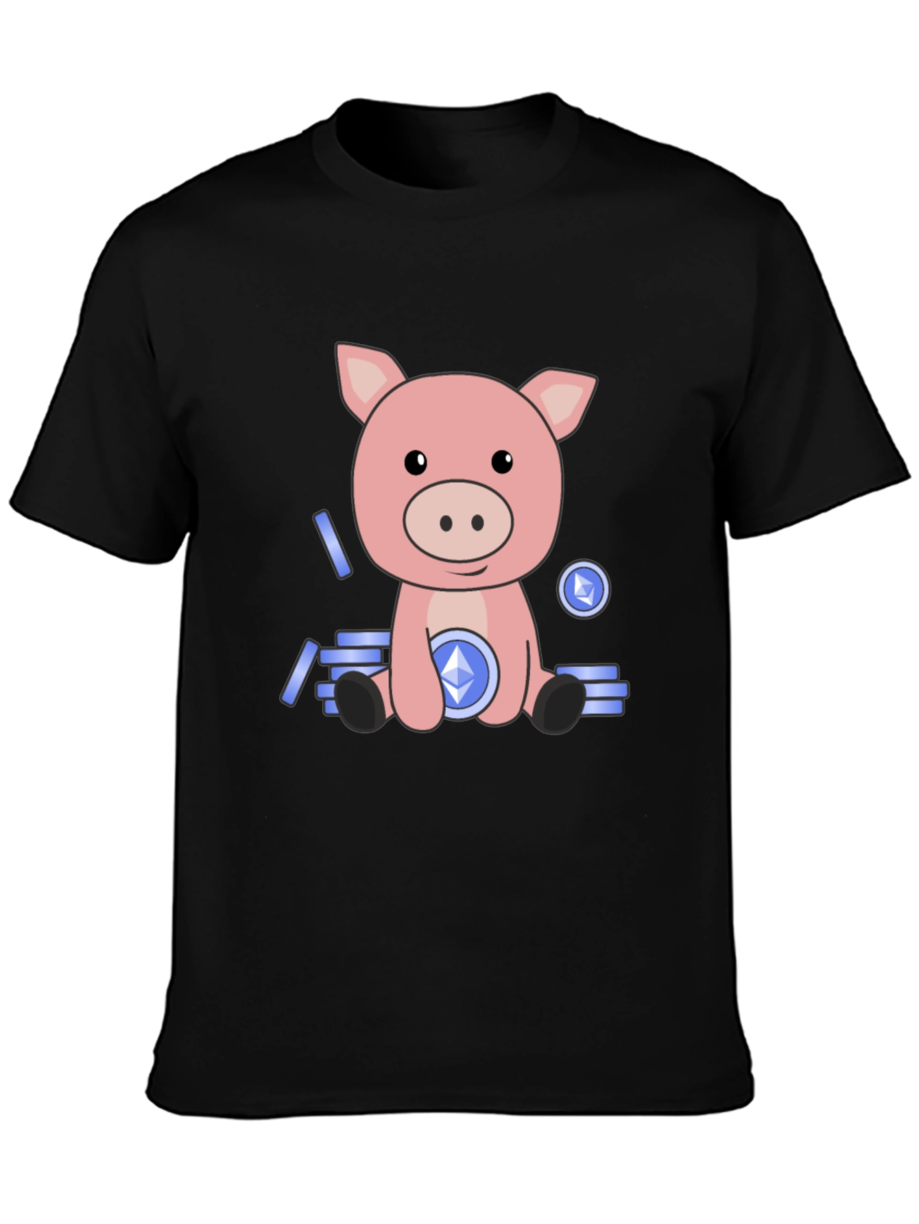 Crypto Piggy Bank T-Shirt - Ethereum