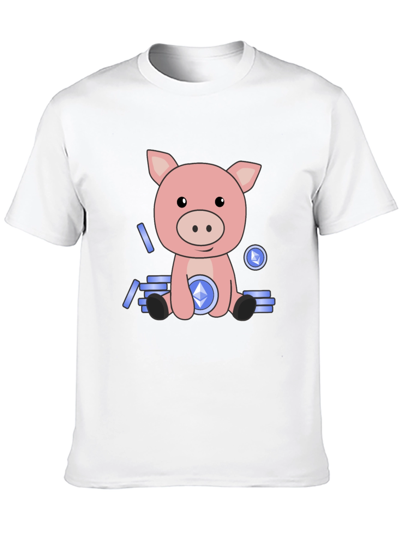 Crypto Piggy Bank T-Shirt - Ethereum