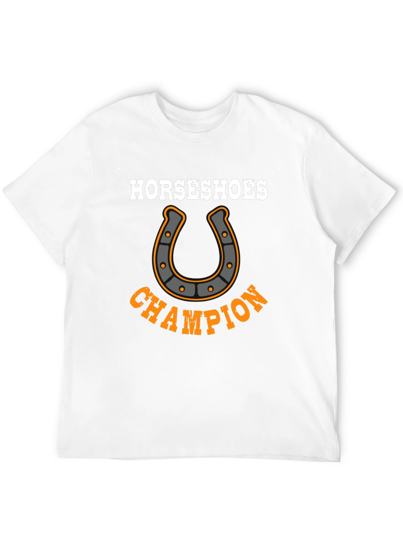 Horseshoes Champion Graphic T-Shirt