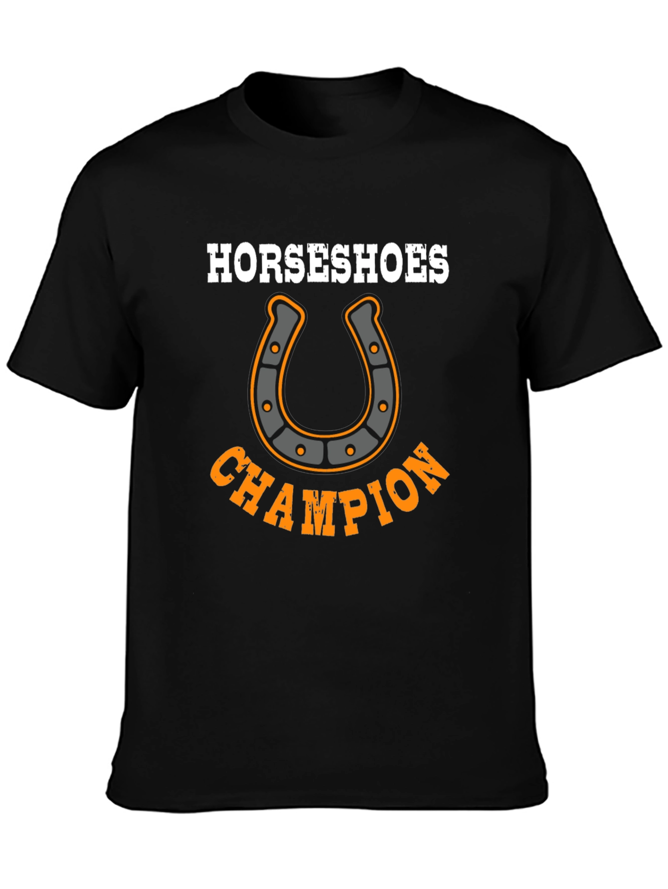 Horseshoes Champion Graphic T-Shirt