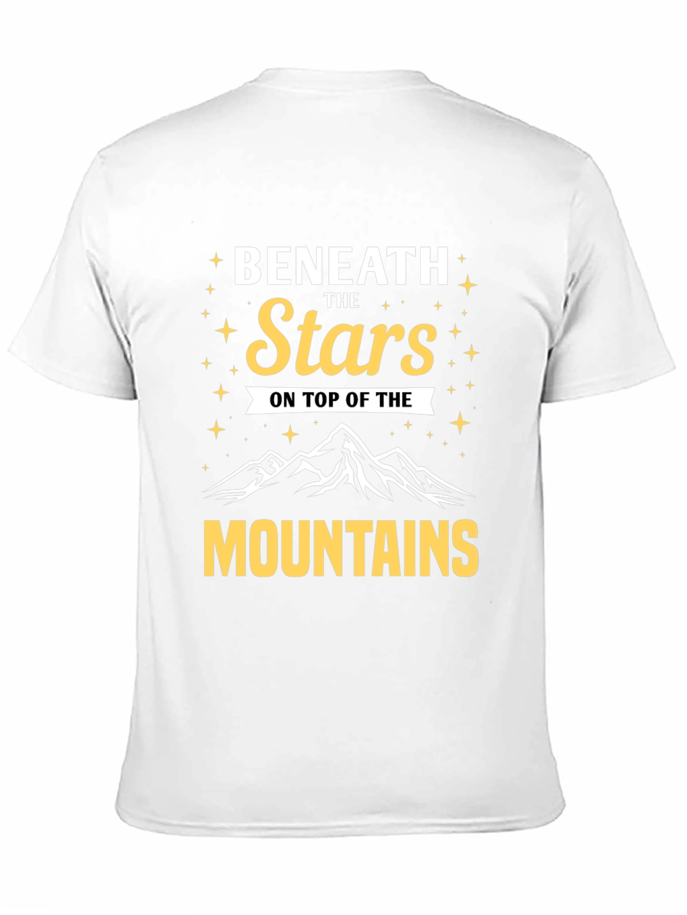 Beneath the Stars Mountains Graphic T-Shirt