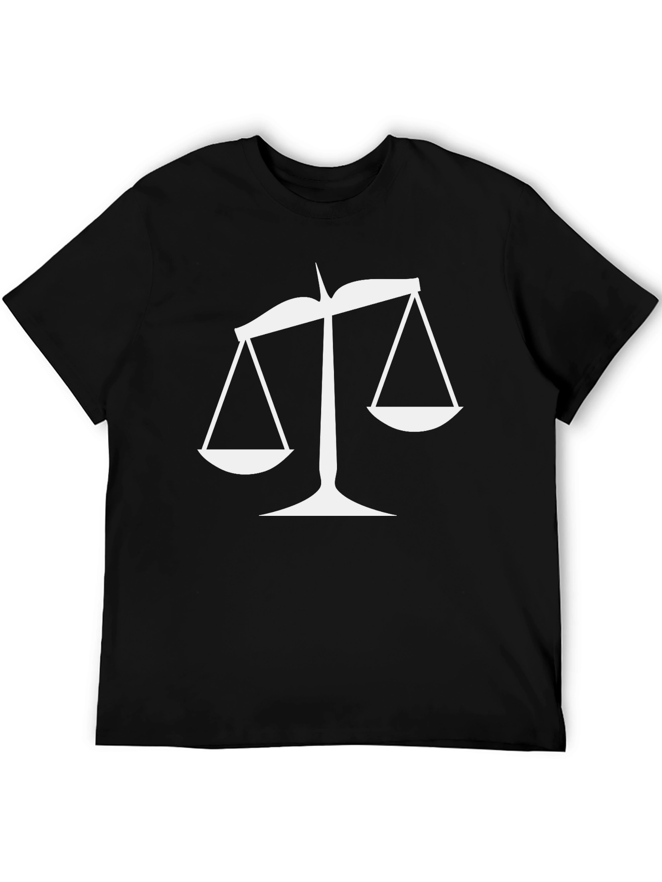 Scales of Justice Graphic Tee - Classic Black T-Shirt