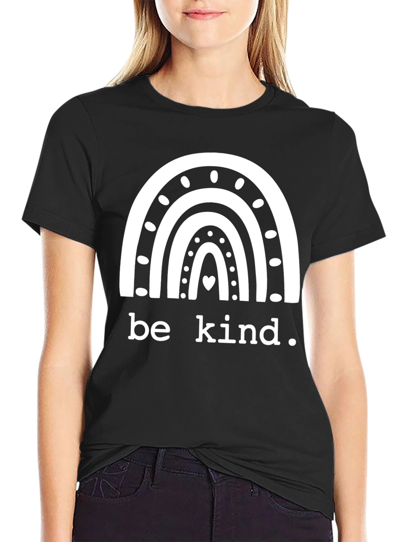 Be Kind Rainbow Graphic Tee