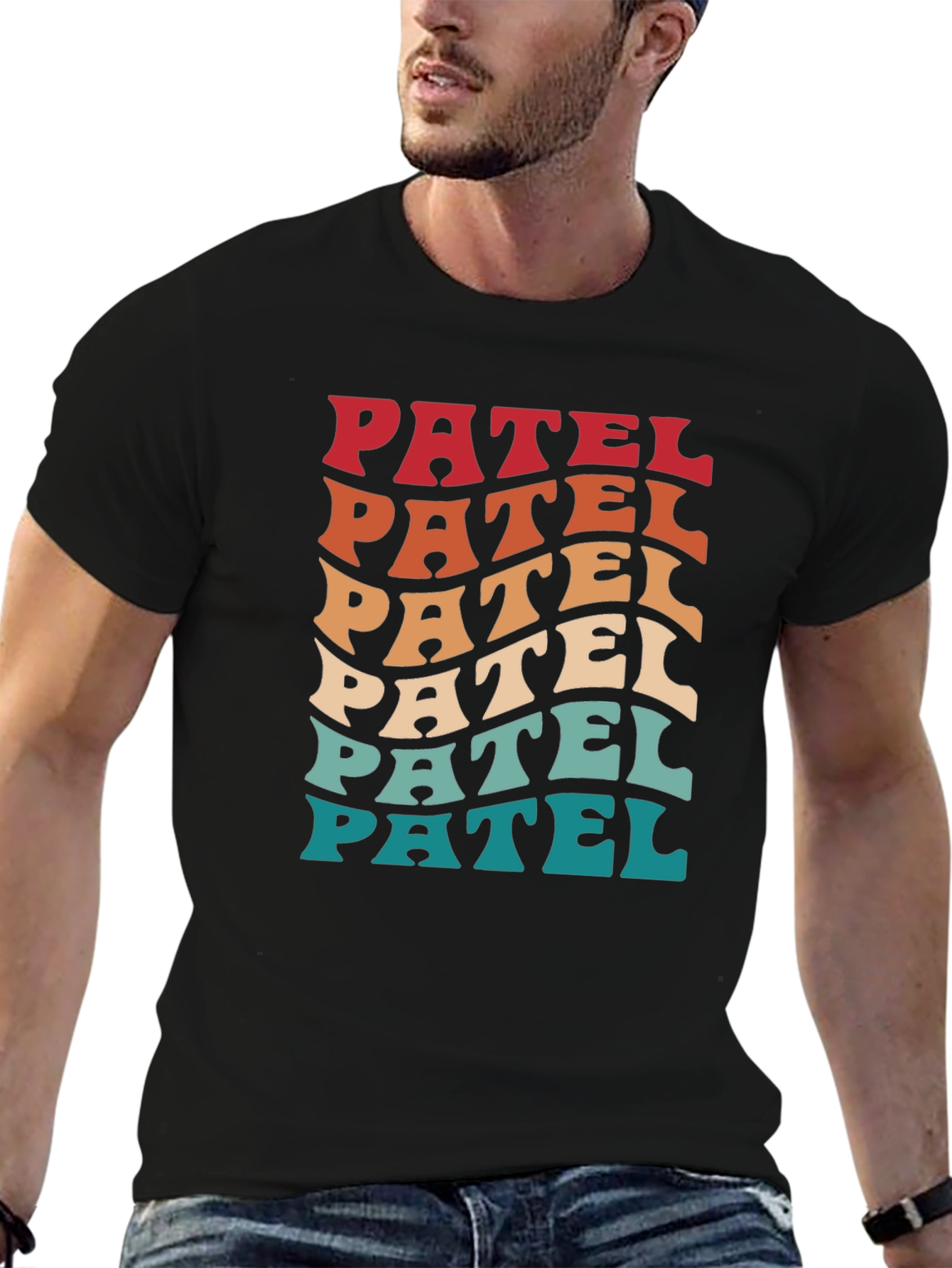 Retro Patel T-Shirt - Family Last Name Pride