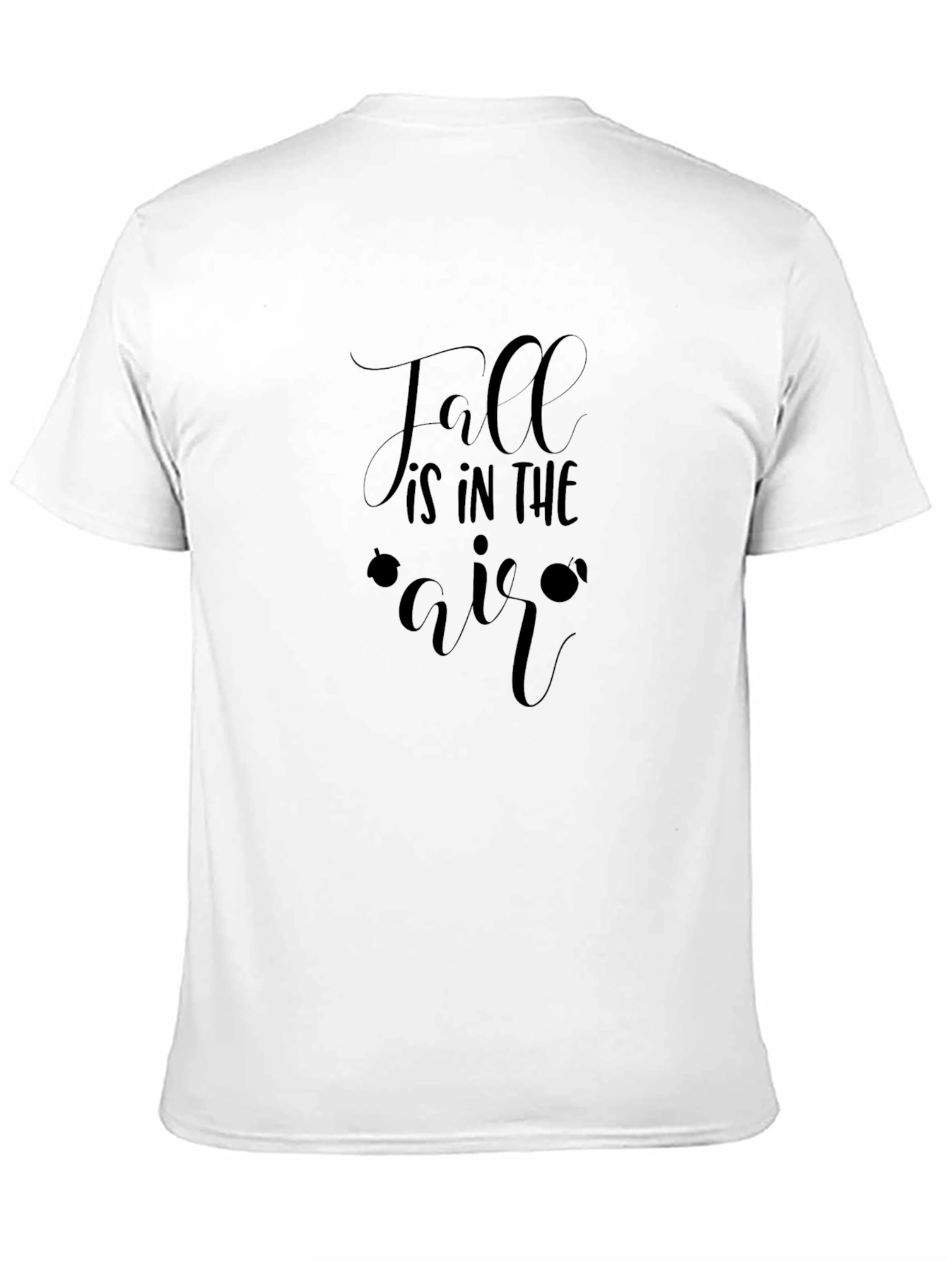 Fall is in the Air Black Graphic Tee