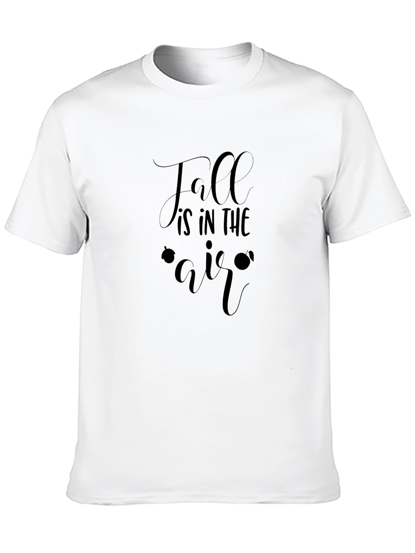 Fall is in the Air Black Graphic Tee