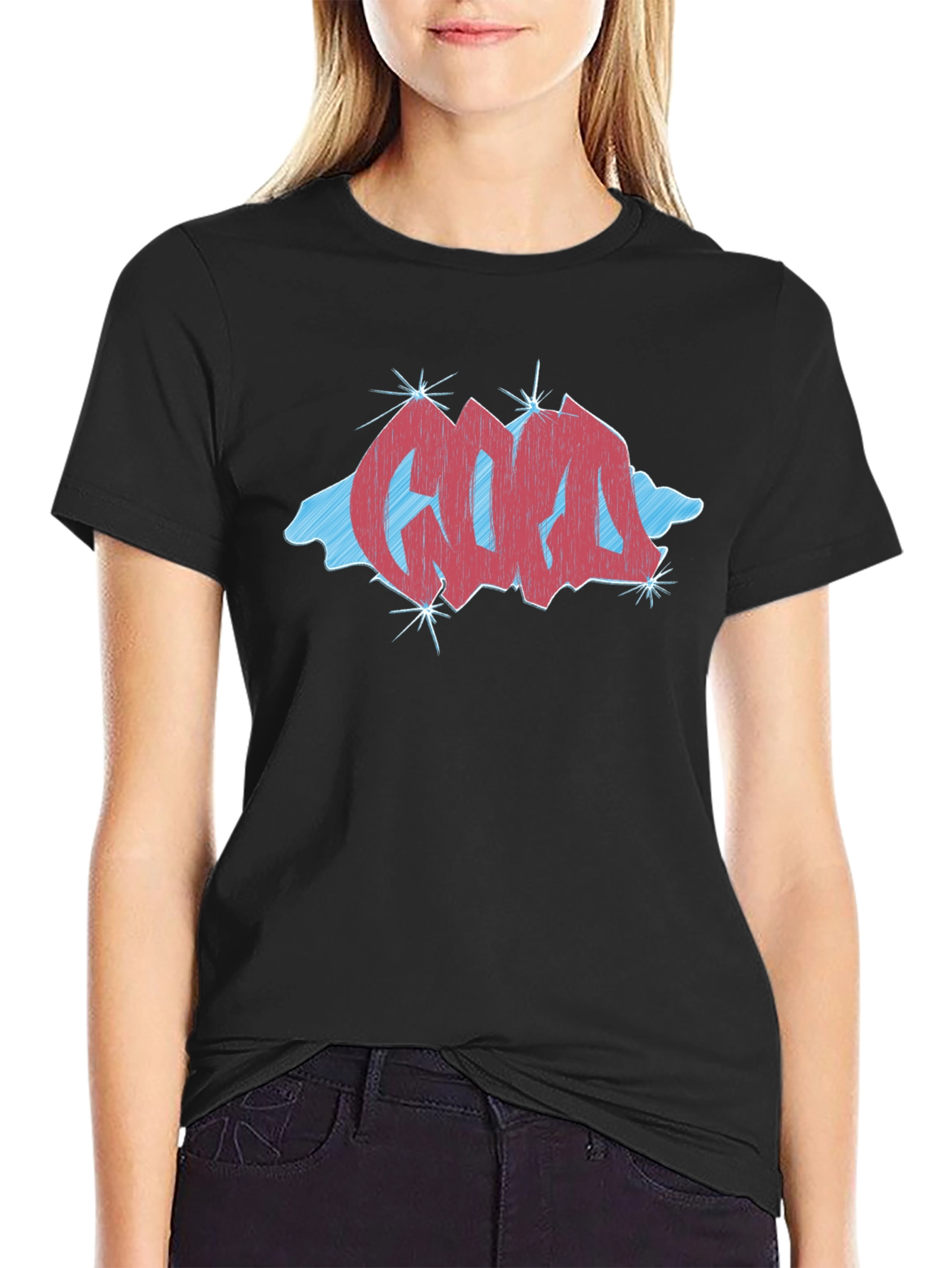Graffiti Style Graphic Tee - Cool & Trendy