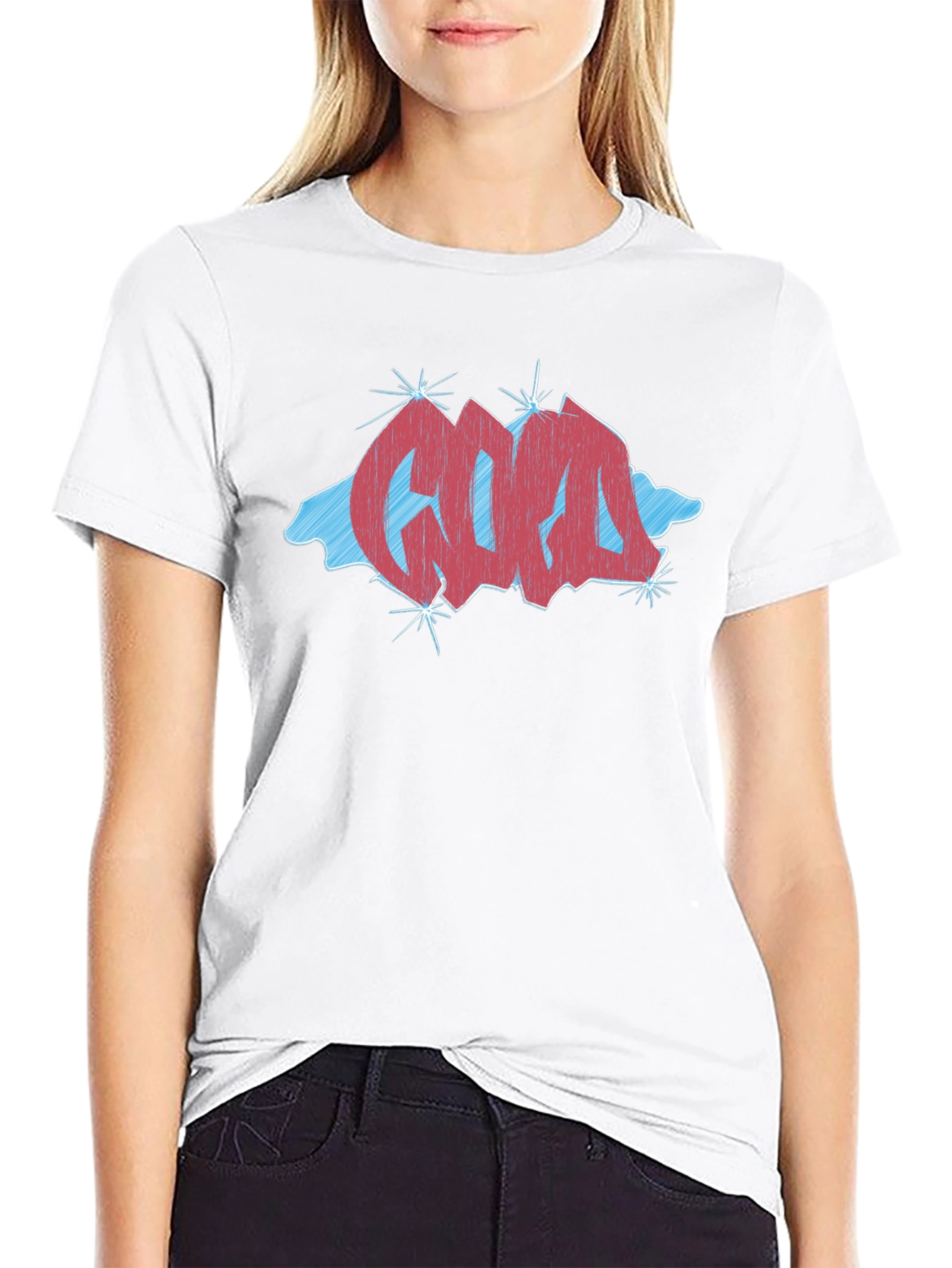 Graffiti Style Graphic Tee - Cool & Trendy