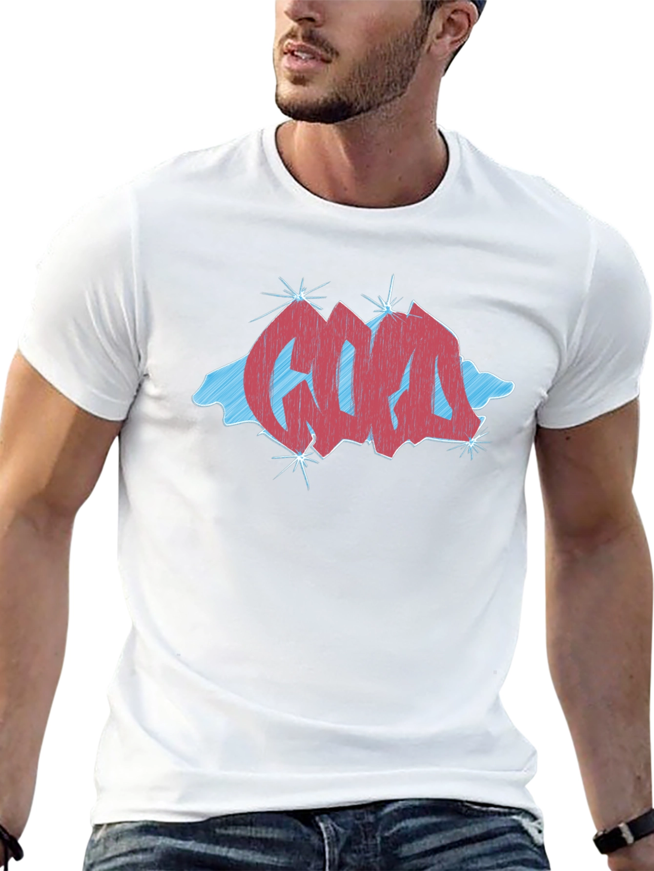 Graffiti Style Graphic Tee - Cool & Trendy