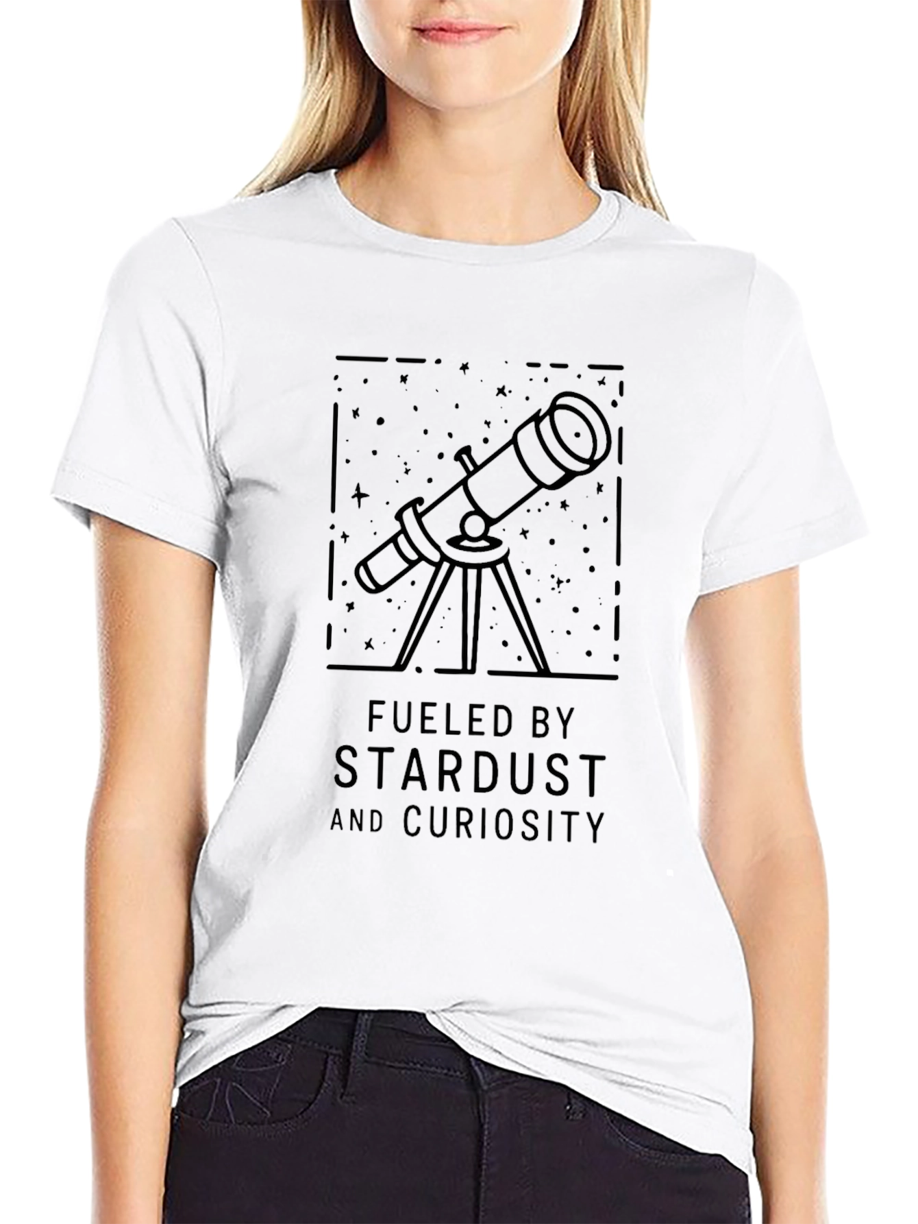 Stardust Curiosity Tee - Astronomy Lover T-Shirt