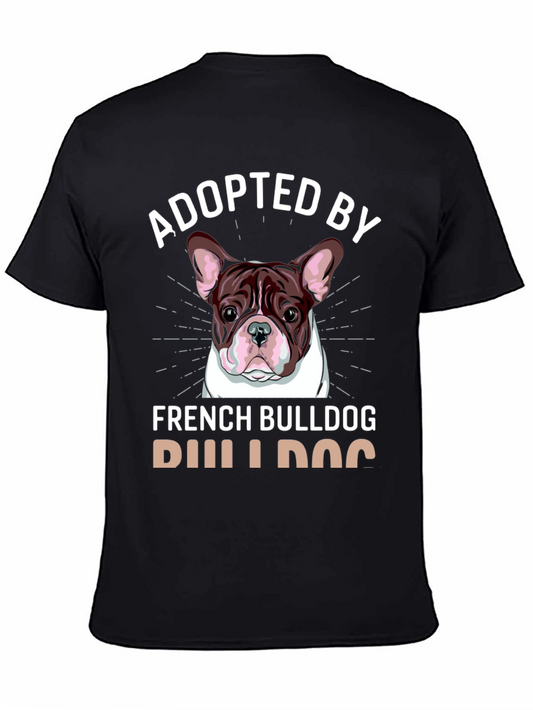 Adopted by French Bulldog T-Shirt Dog Lover Tee