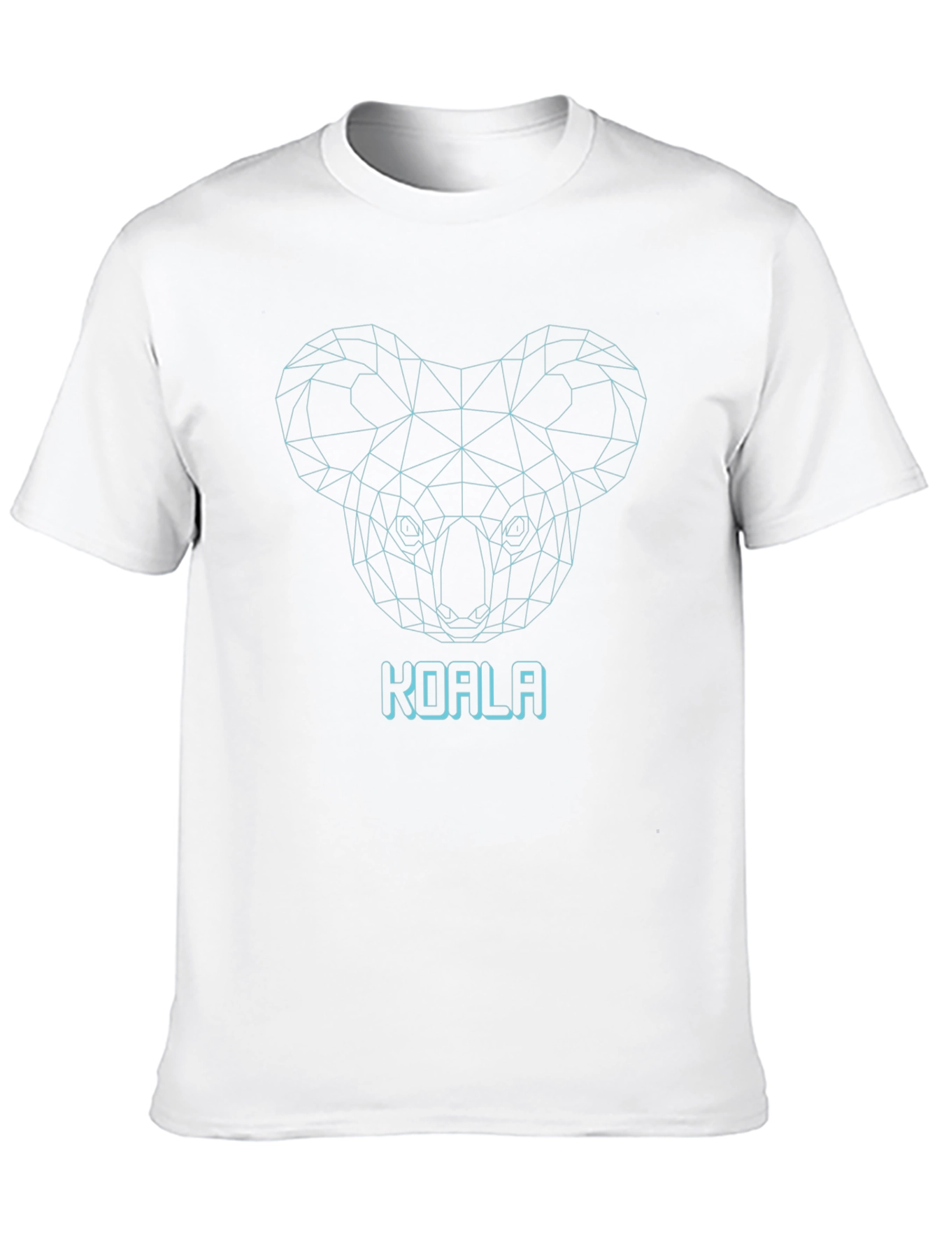 Geometric Koala T-Shirt - Modern Graphic Tee