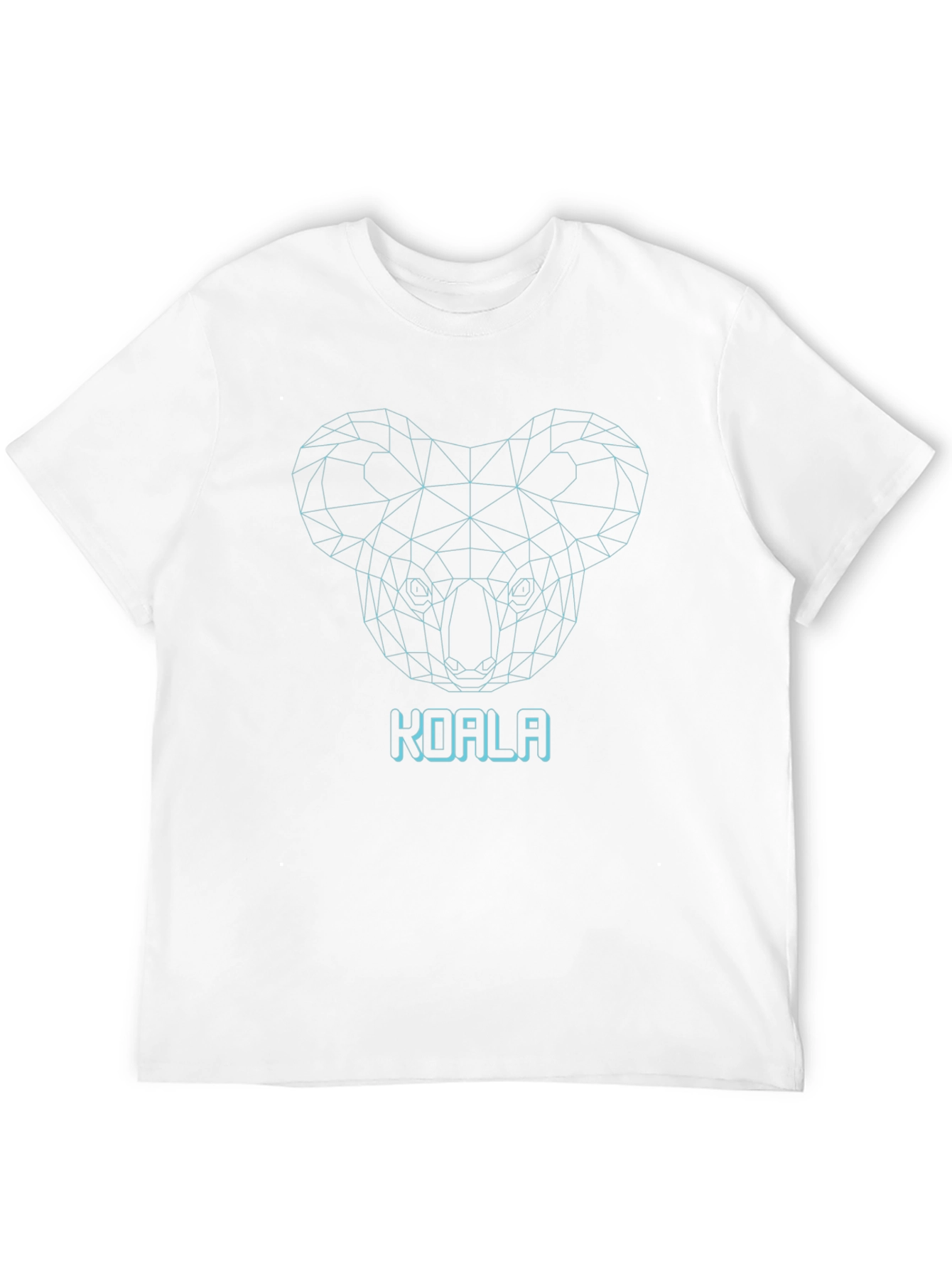 Geometric Koala T-Shirt - Modern Graphic Tee