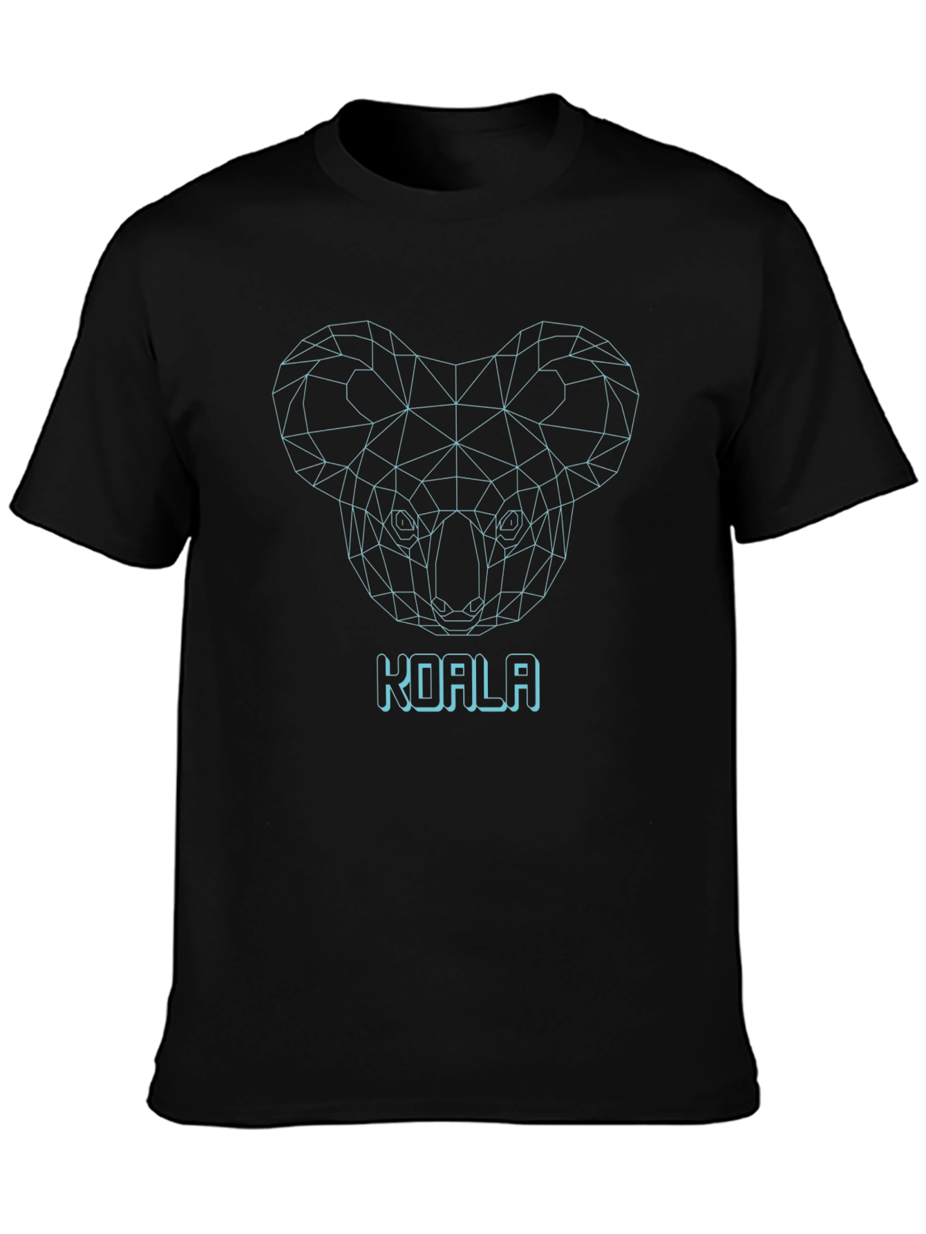 Geometric Koala T-Shirt - Modern Graphic Tee