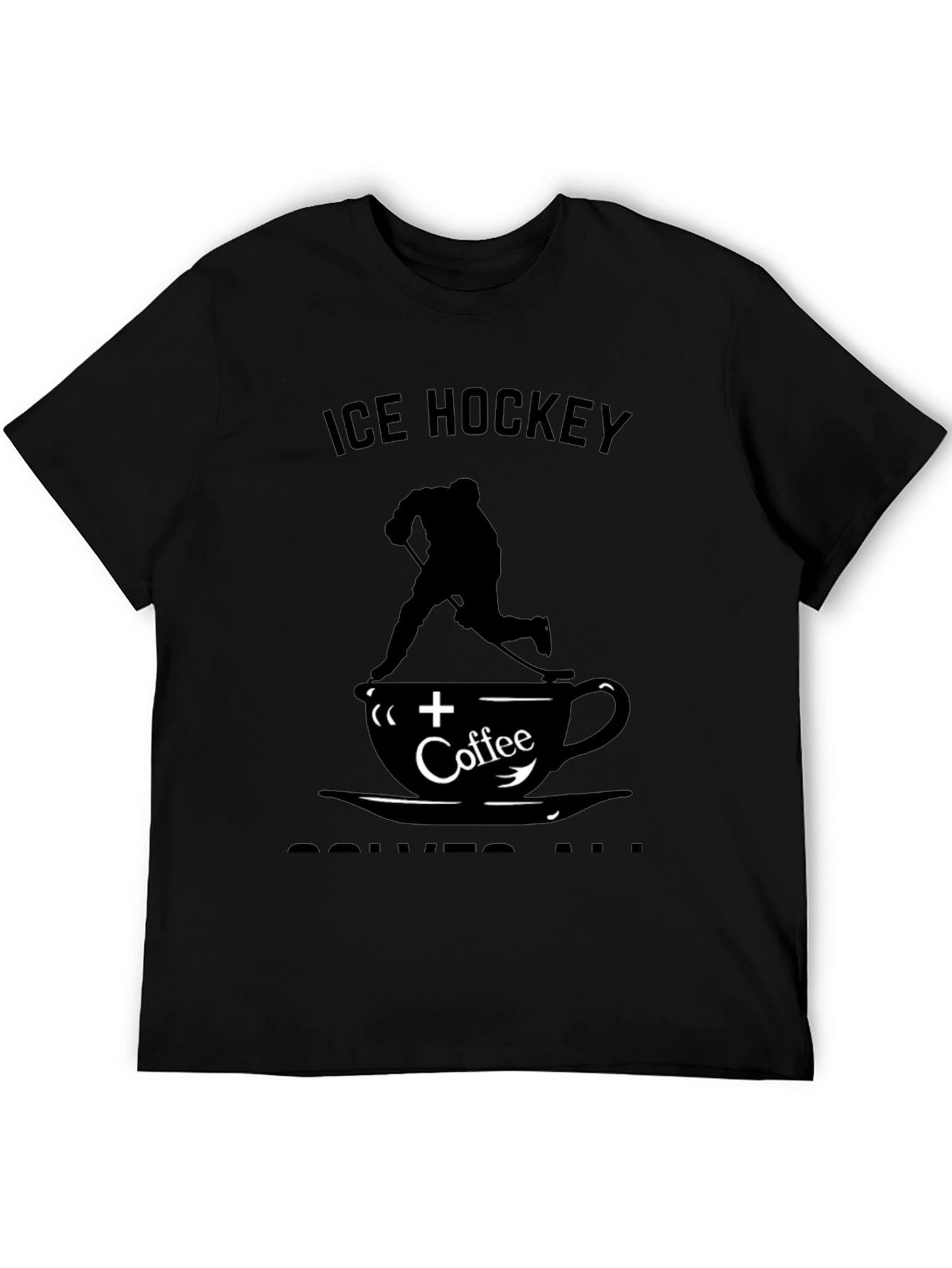 Ice Hockey & Coffee T-Shirt