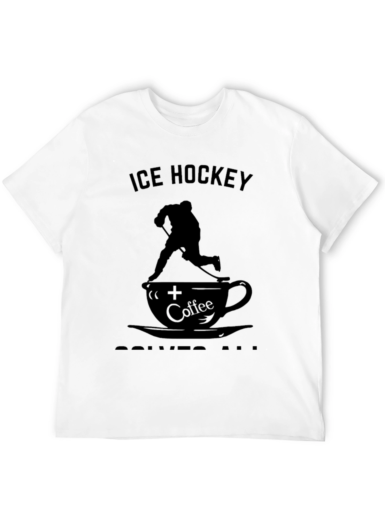 Ice Hockey & Coffee T-Shirt