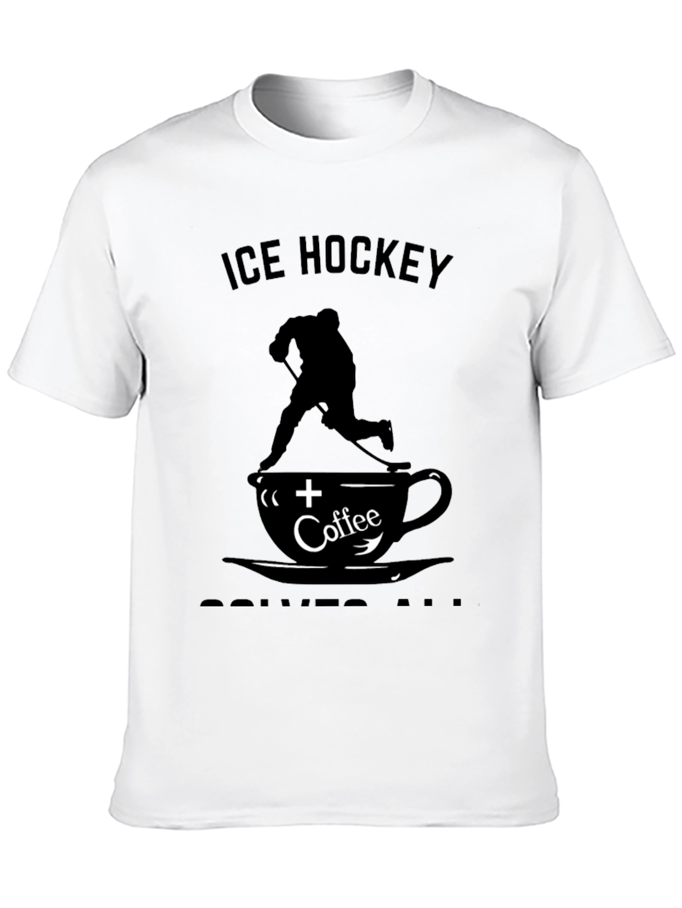 Ice Hockey & Coffee T-Shirt